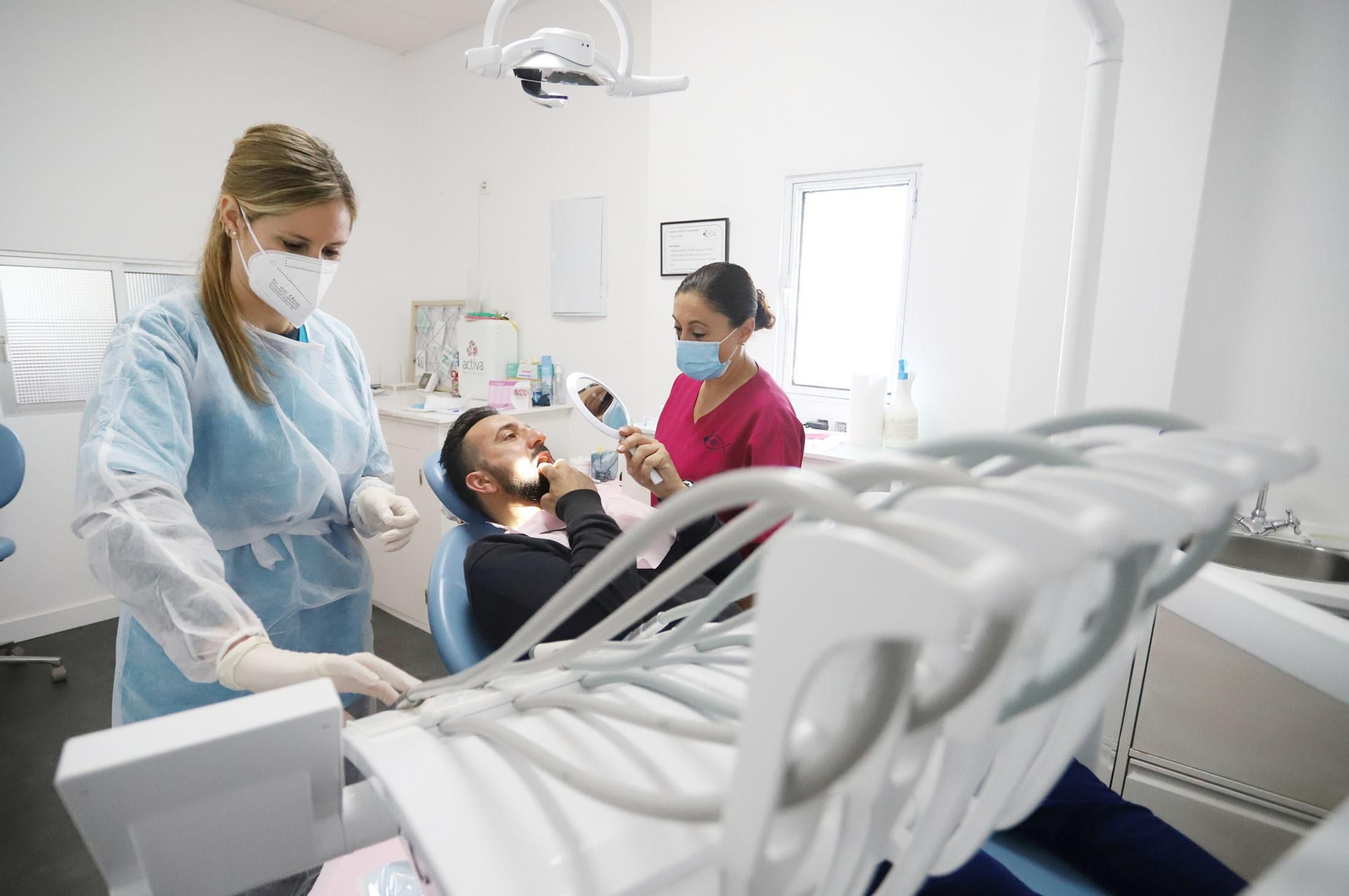 Imágenes de la Clínica Dental Solidaria en Gibraleón