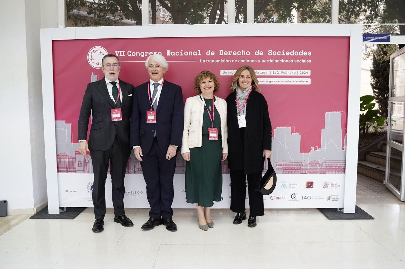 Inauguración del Congreso Nacional de Derecho de Sociedades, este jueves.