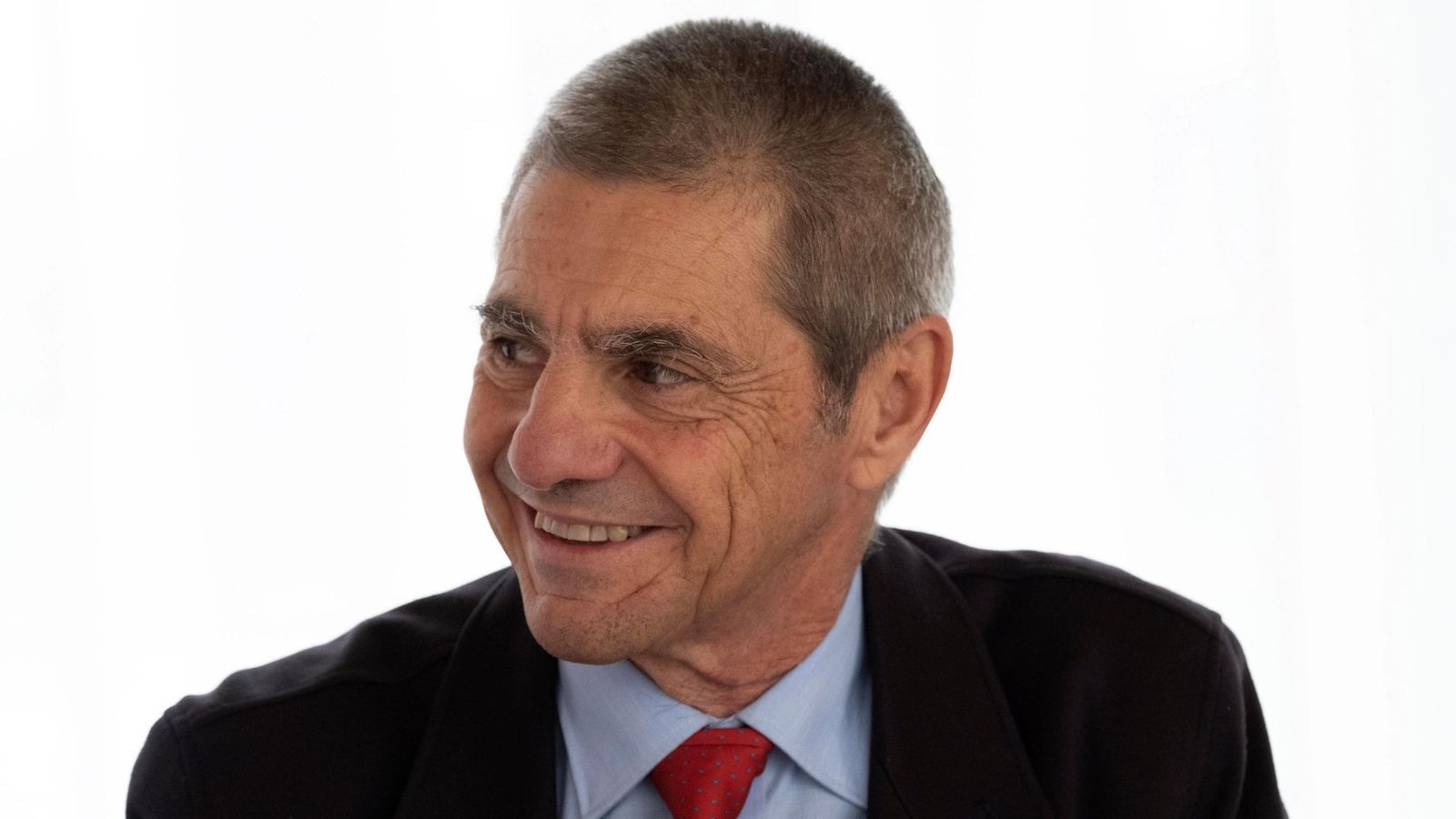 Berbel durante el desayuno de redacción.