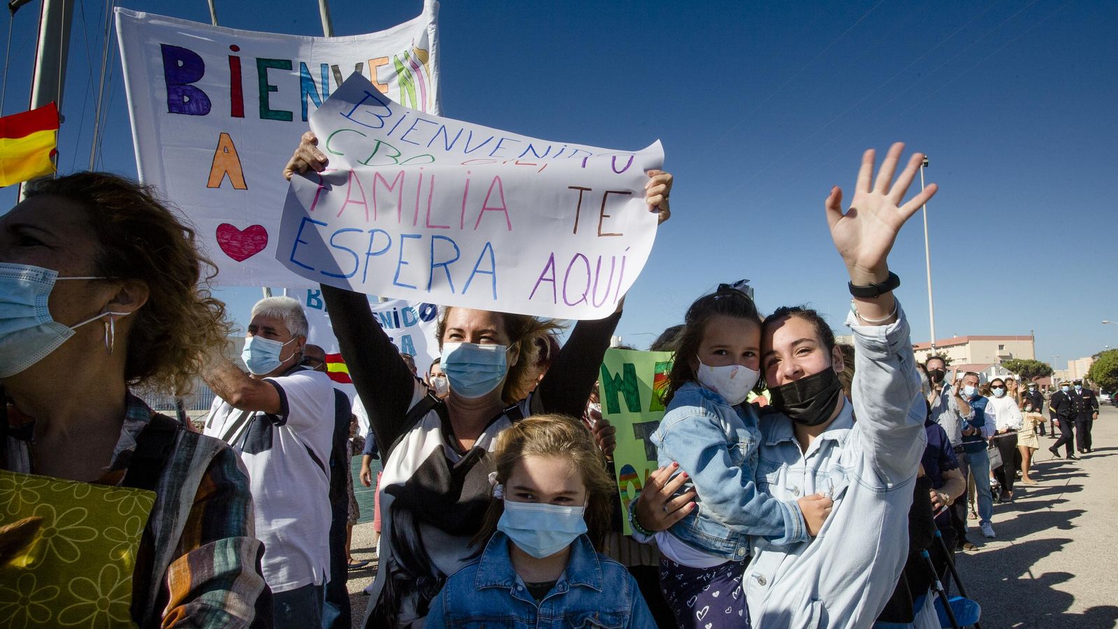 Las imágenes de la llegada del patrullero "Vigía" a la base de Puntales.