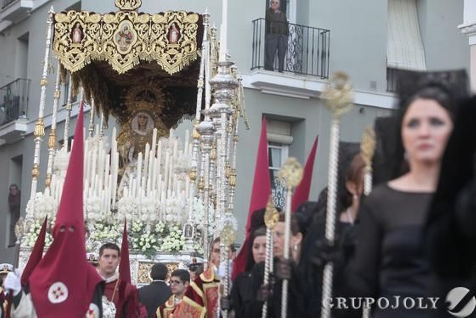 Venerable, Mercedaria y Lasaliana Cofradía de Penitencia de Nuestro Padre Jesús de la Sentencia y Nuestra Señora del Buen Fin. 

Foto: Jesus Marin