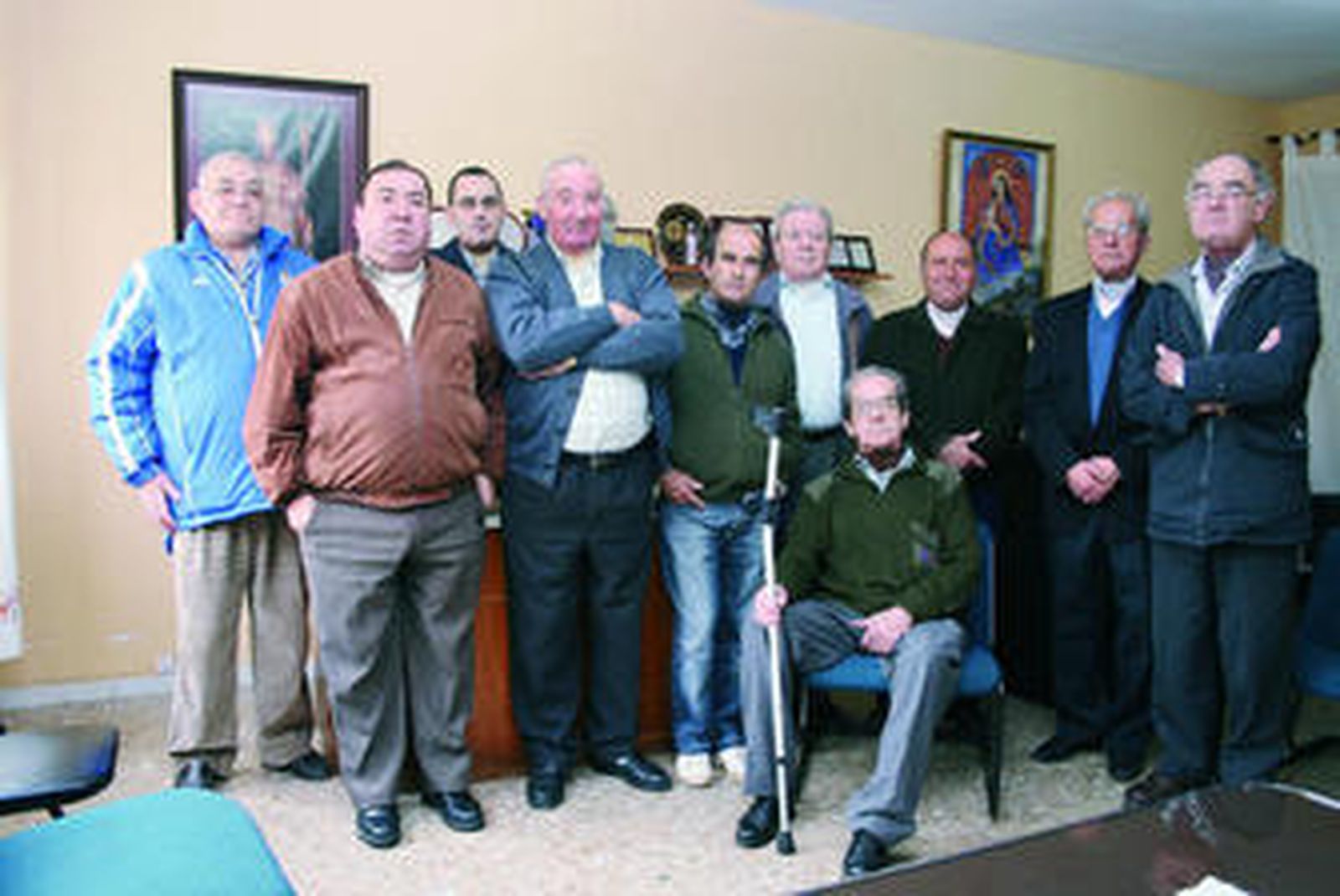 Miembros de Aslahu que asisten al taller de voz.