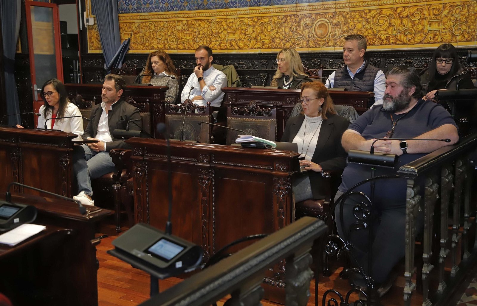 Fotos del Pleno extraordinario del Ayuntamiento de Algeciras
