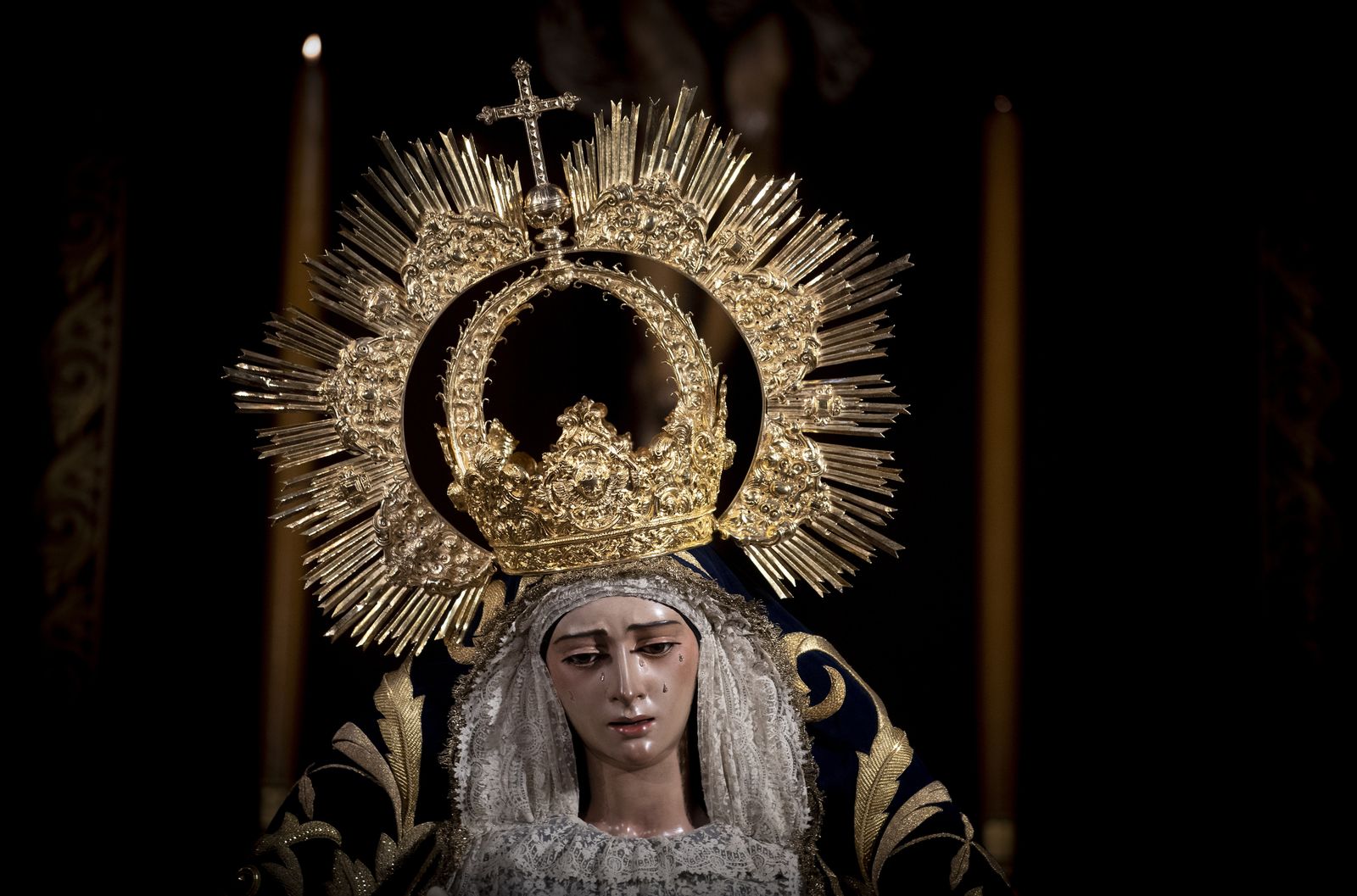 Imágenes del besamanos a Nuestra Señora del Socorro