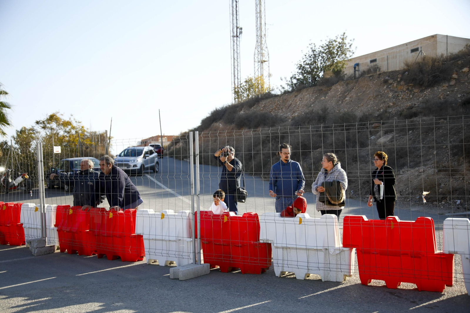 Imágenes del corte total en la A-7 de Almería