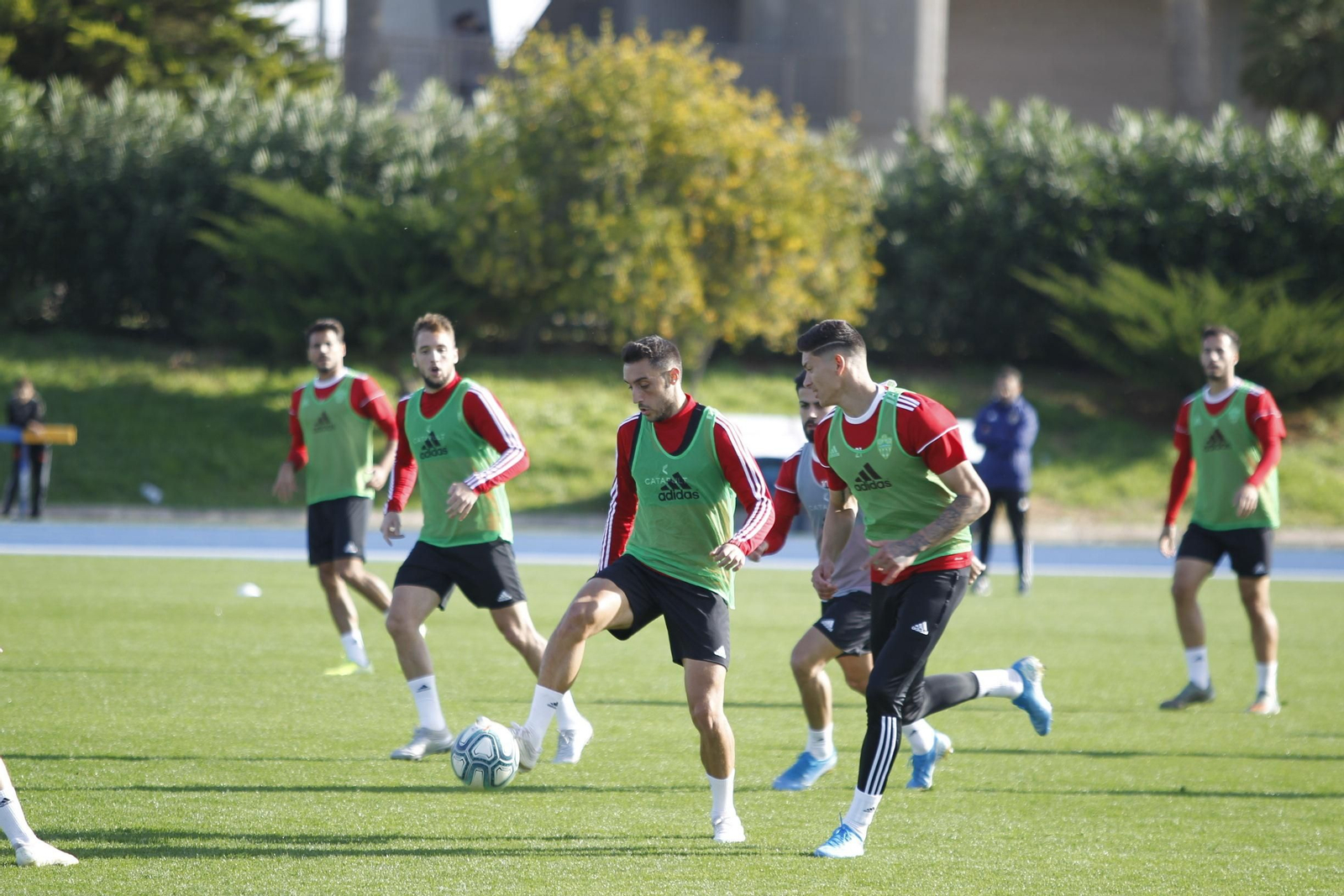 Fotogalería del entrenamiento de la UDA, 6-XII