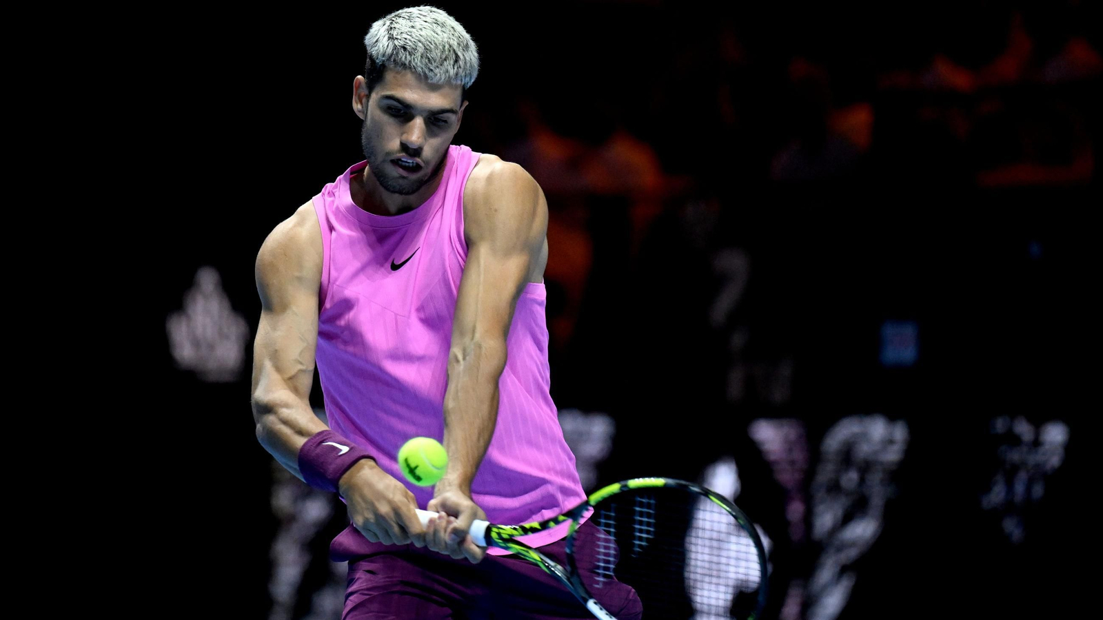 Alcaraz, durante el Six Kings Slam 2025