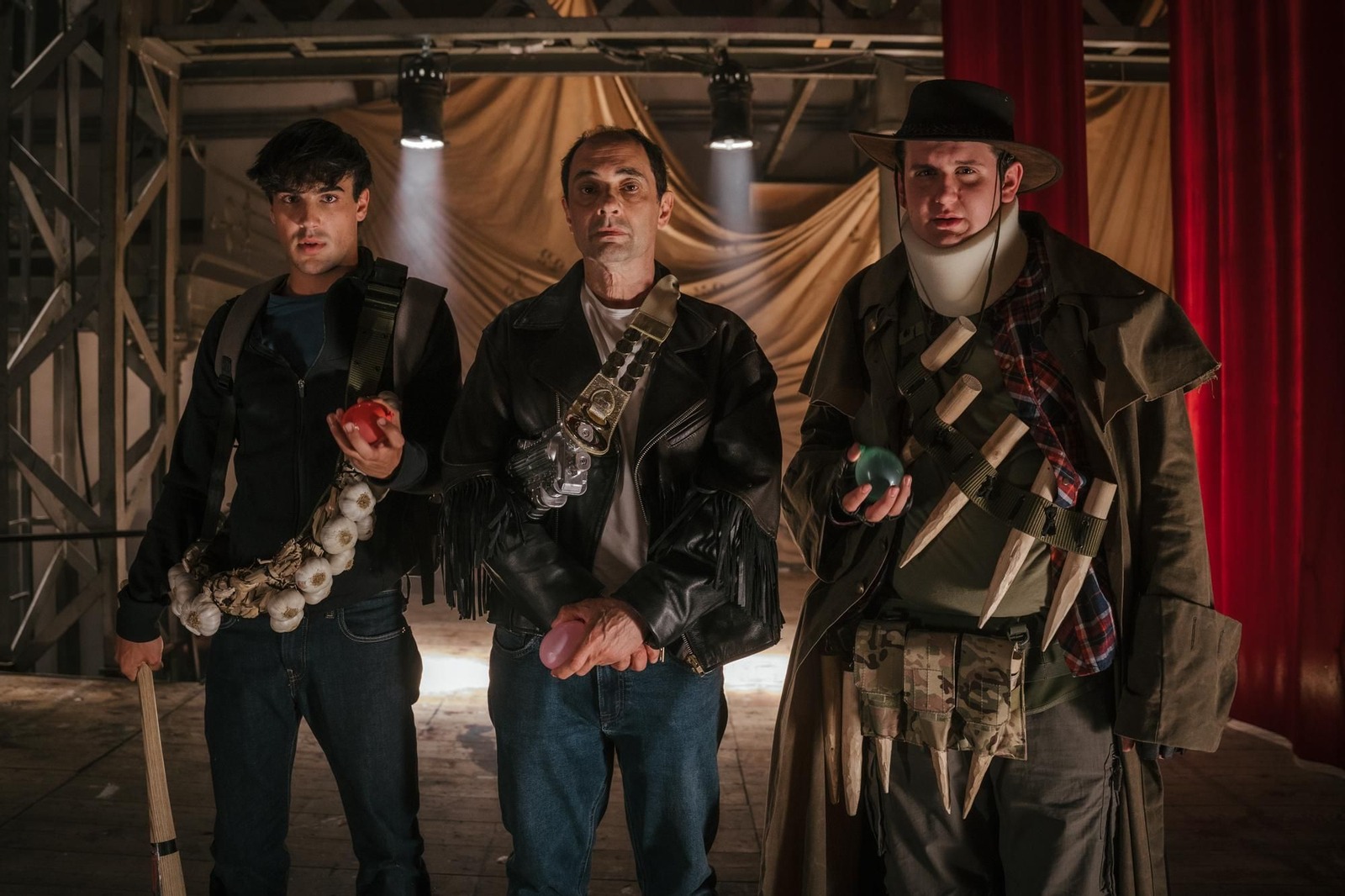 Una imagen de 'Hollyblood', con Óscar Casas y Jordi Sánchez.