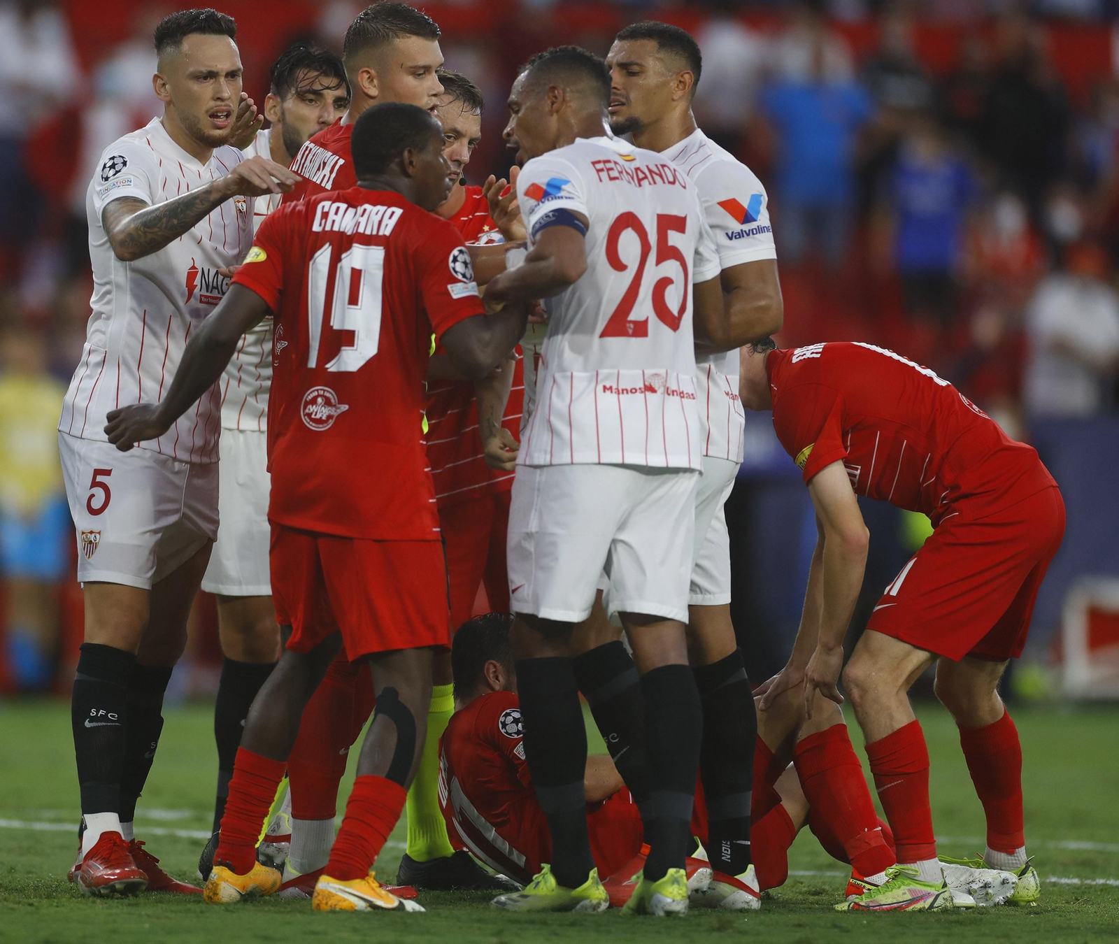 Las imágenes del Sevilla fc Salzburgo