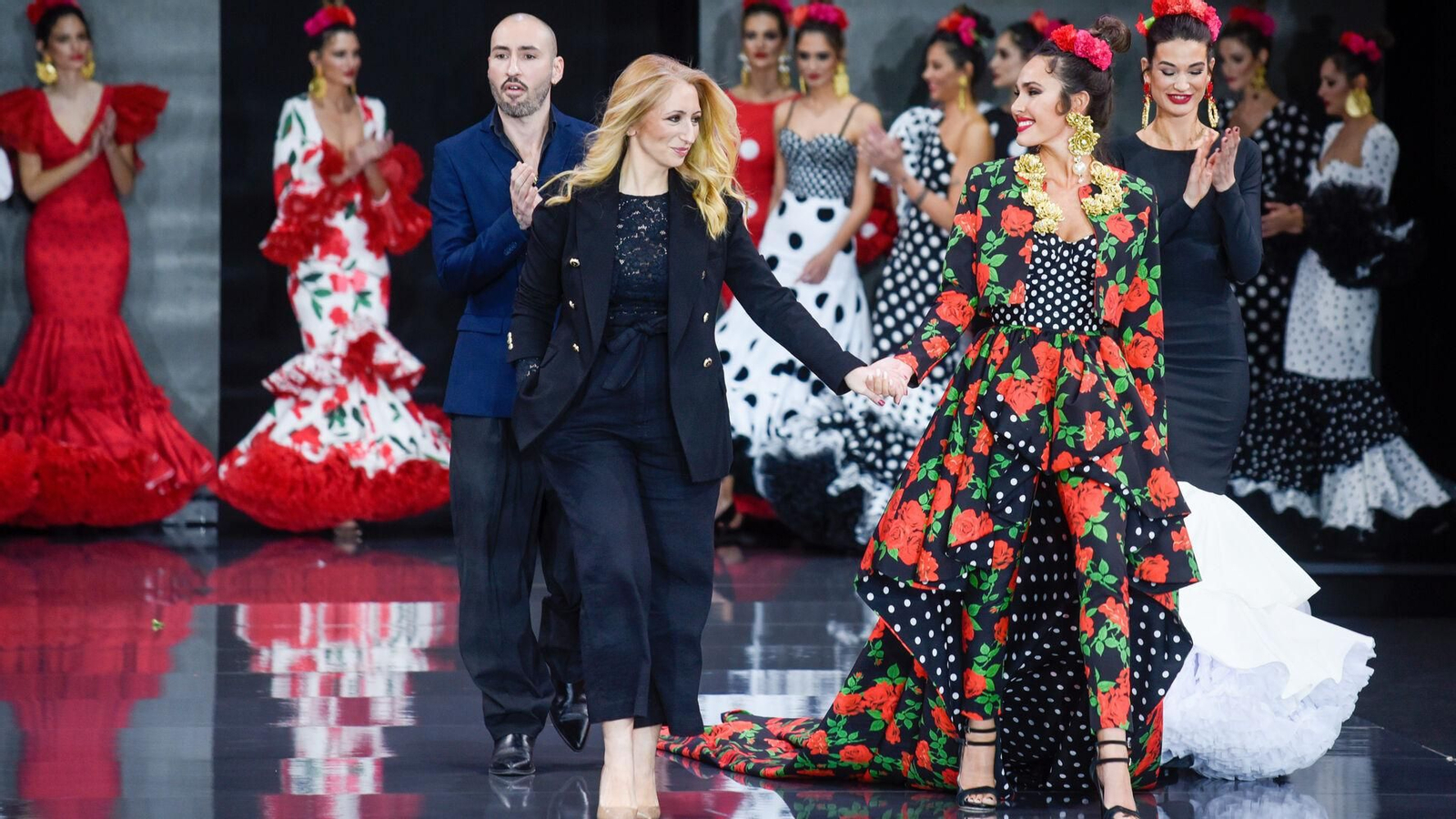 Los hermanos Pedroche en su último desfile de SIMOF 2023.