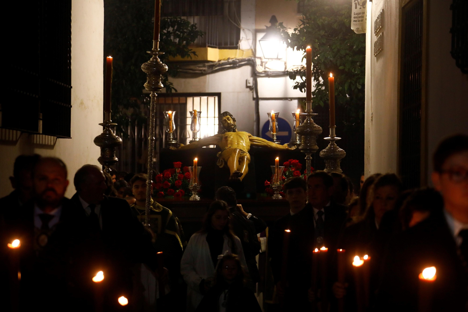 Las imágenes del vía crucis del Cristo de la Clemencia de Córdoba