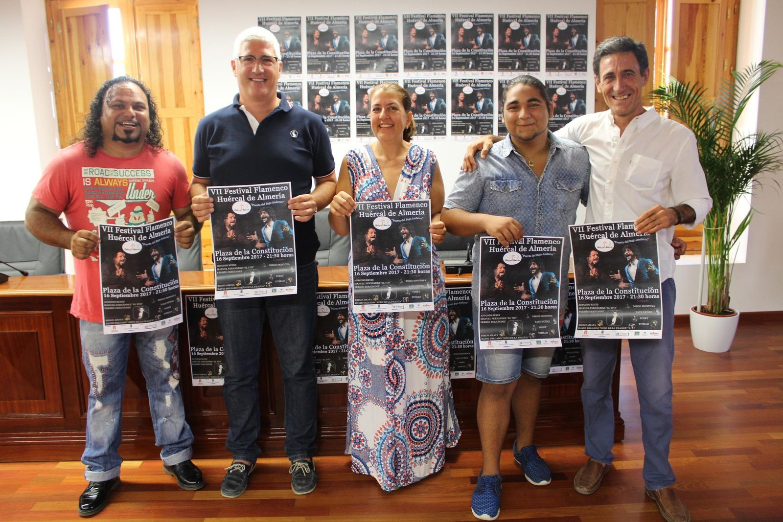 Acto de presentación del Festival Flamenco 'Puerta del Bajo Andarax' de Huércal de Almería.