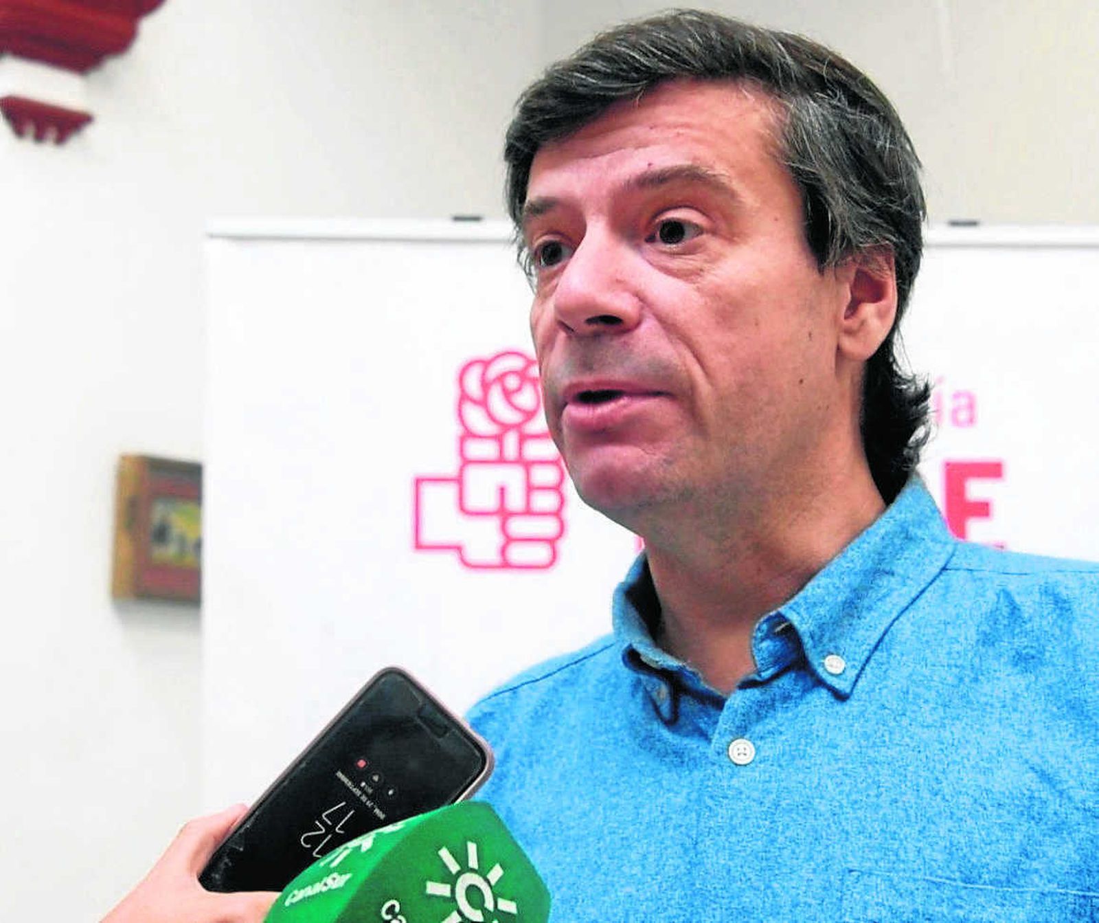 Carmelo Gómez, parlamentario del PSOE.