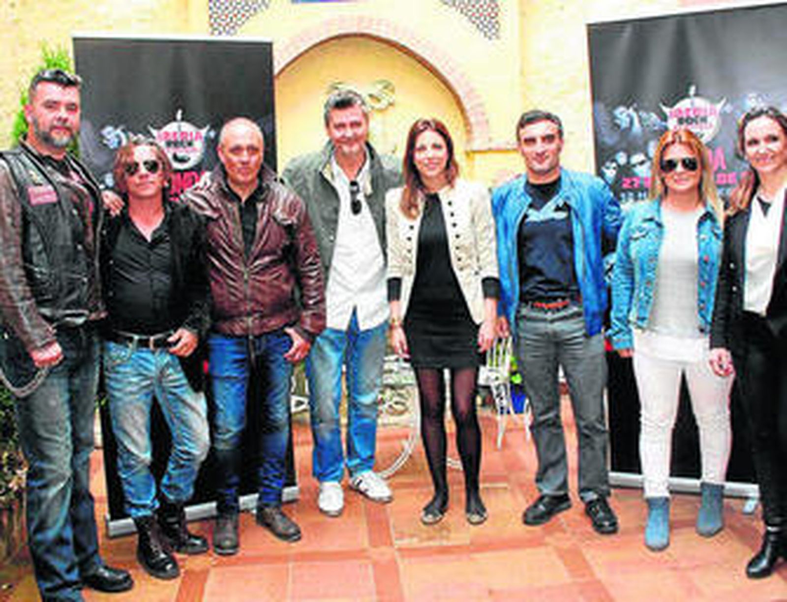 Miembros del Iberia Rock Festival.