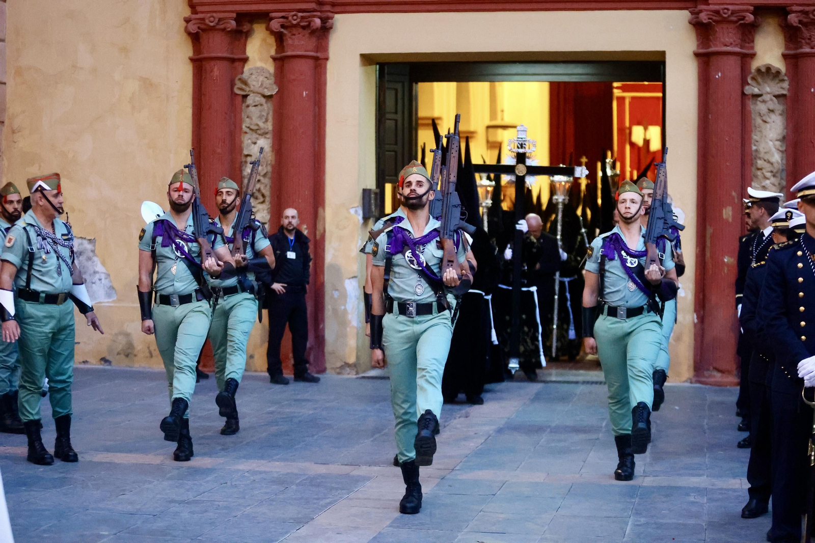Las fotos de la procesión de Mena con la Legión en el Jueves Santo en Málaga