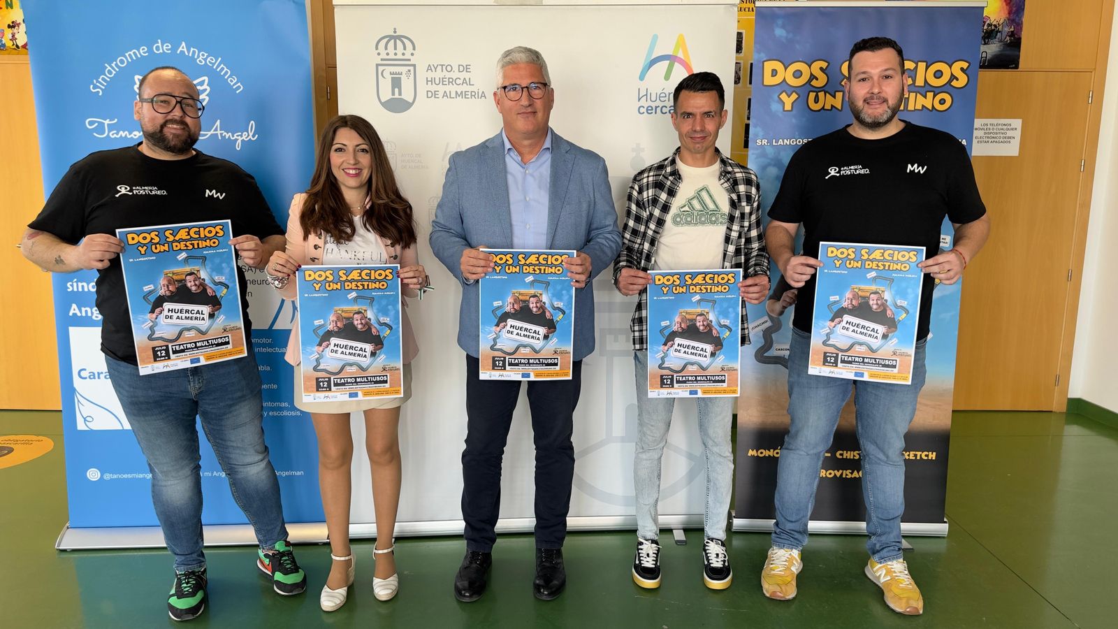 Presentación del espectáculo cómico.