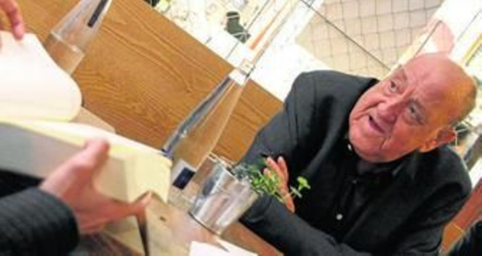 Javier Tomeo, durante una entrevista realizada en octubre de 2012.