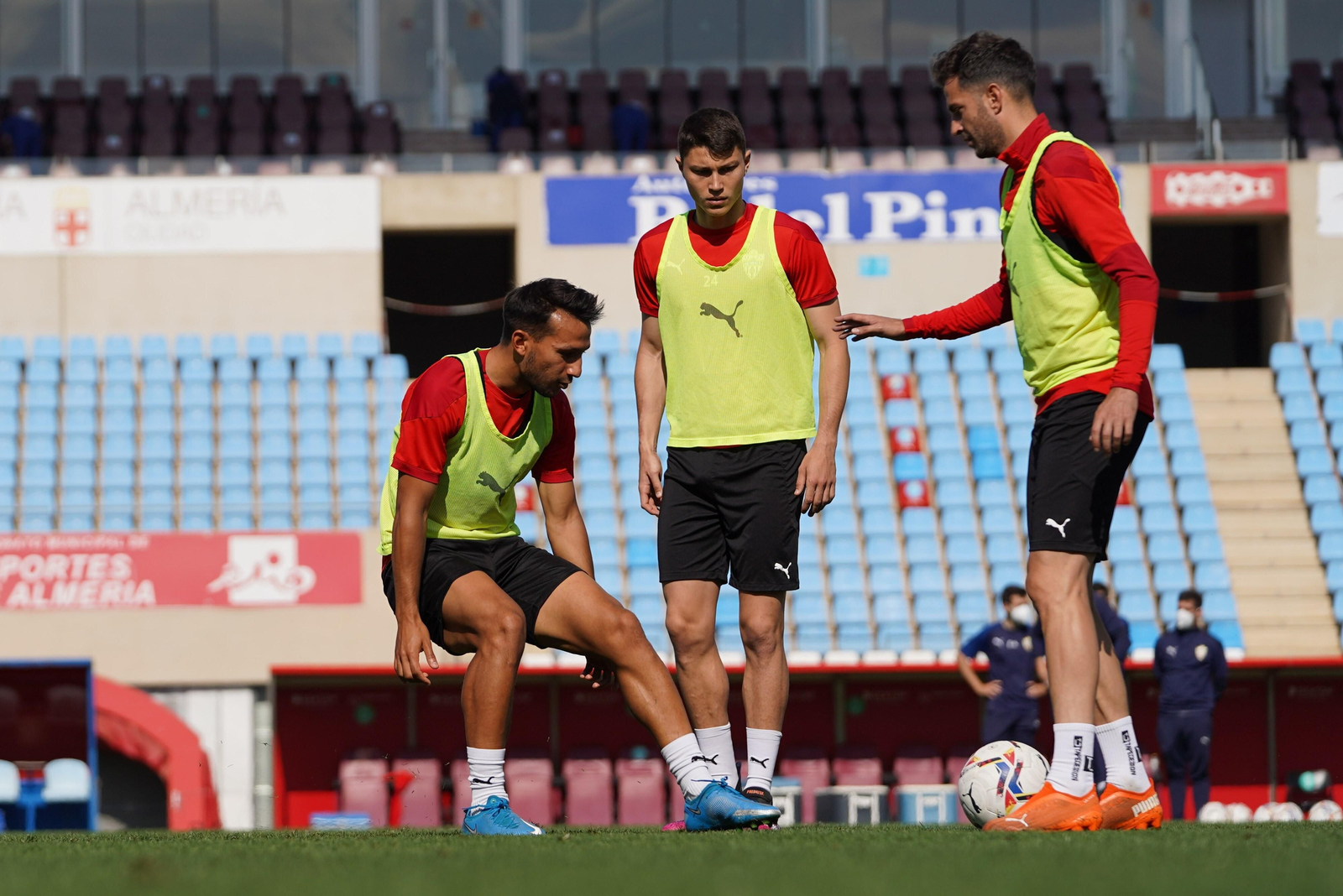 Entrenamiento del Almería, viernes 30