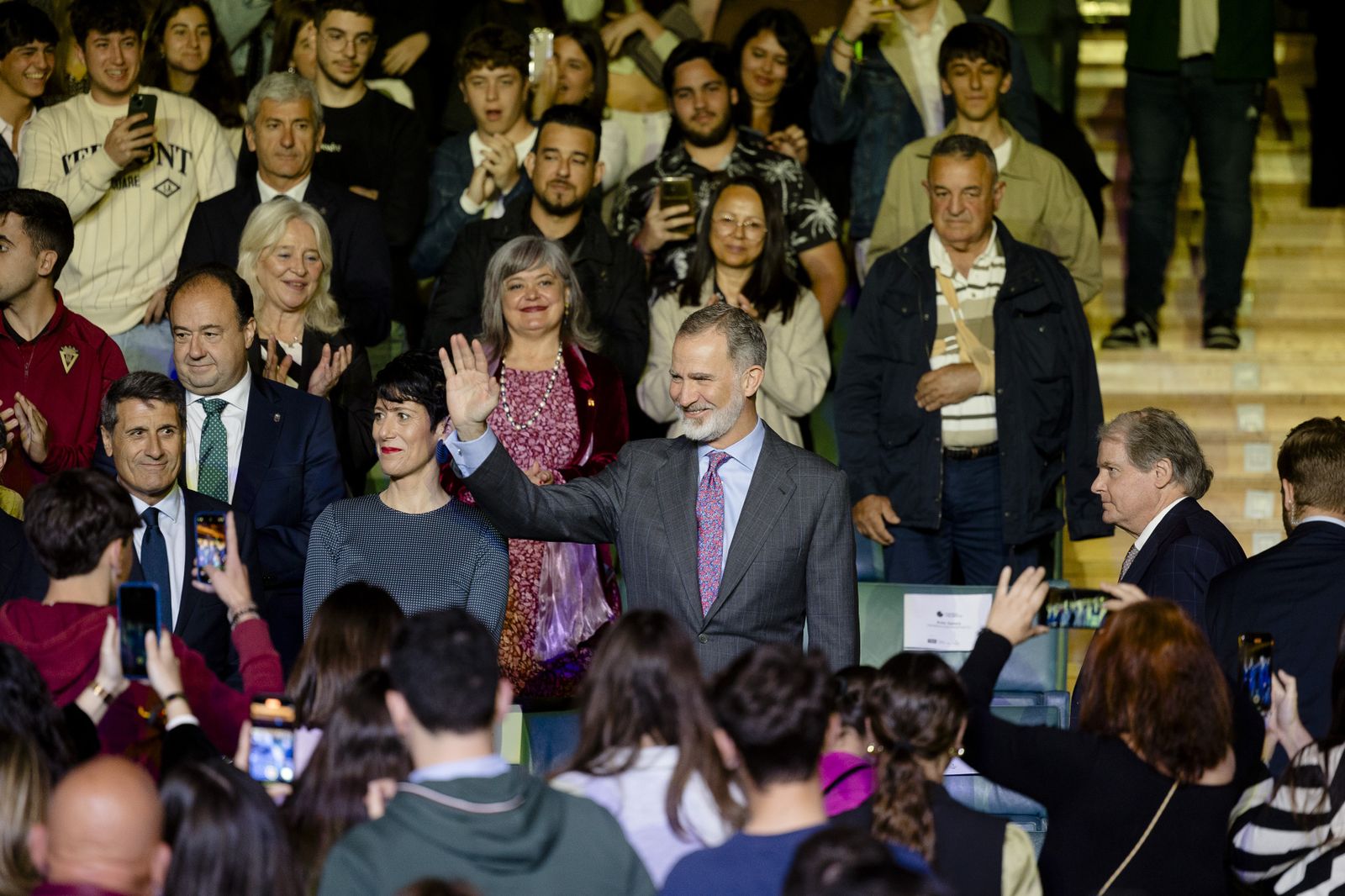 El rey Felipe VI visita Cádiz con motivo de la entrega del Premio Princesa de Girona Social 2024.