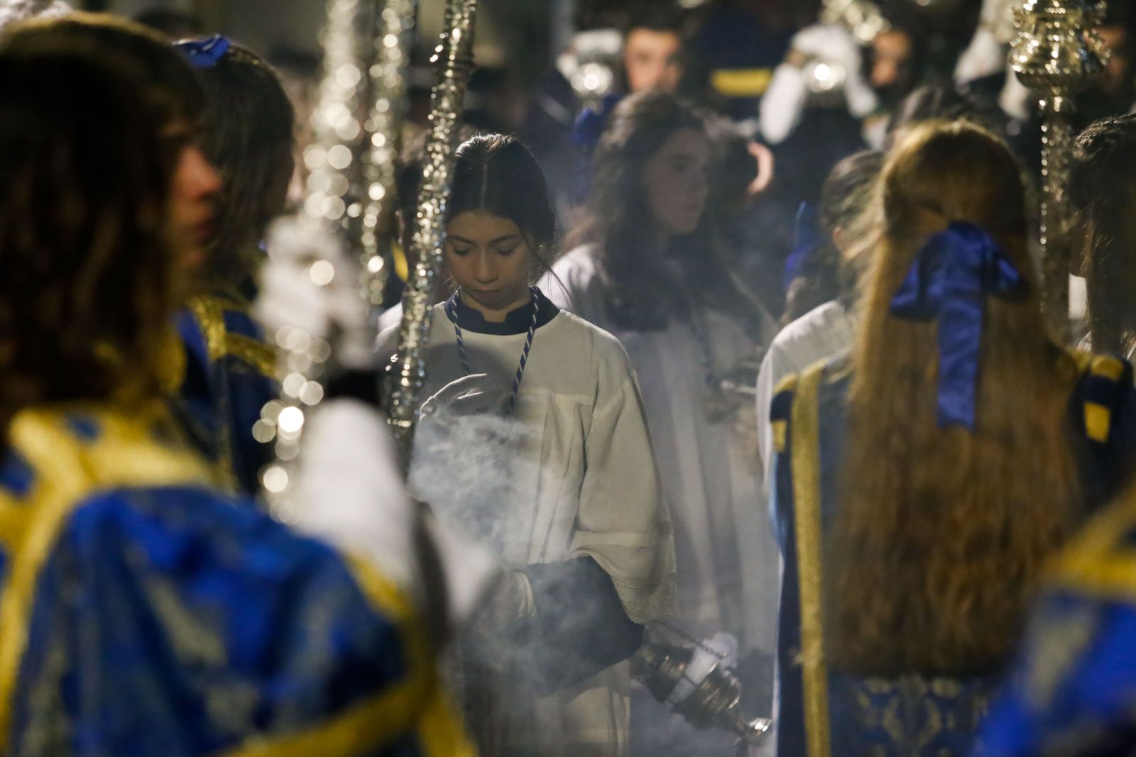 Fotos del Miércoles Santo en San Roque: Angustias