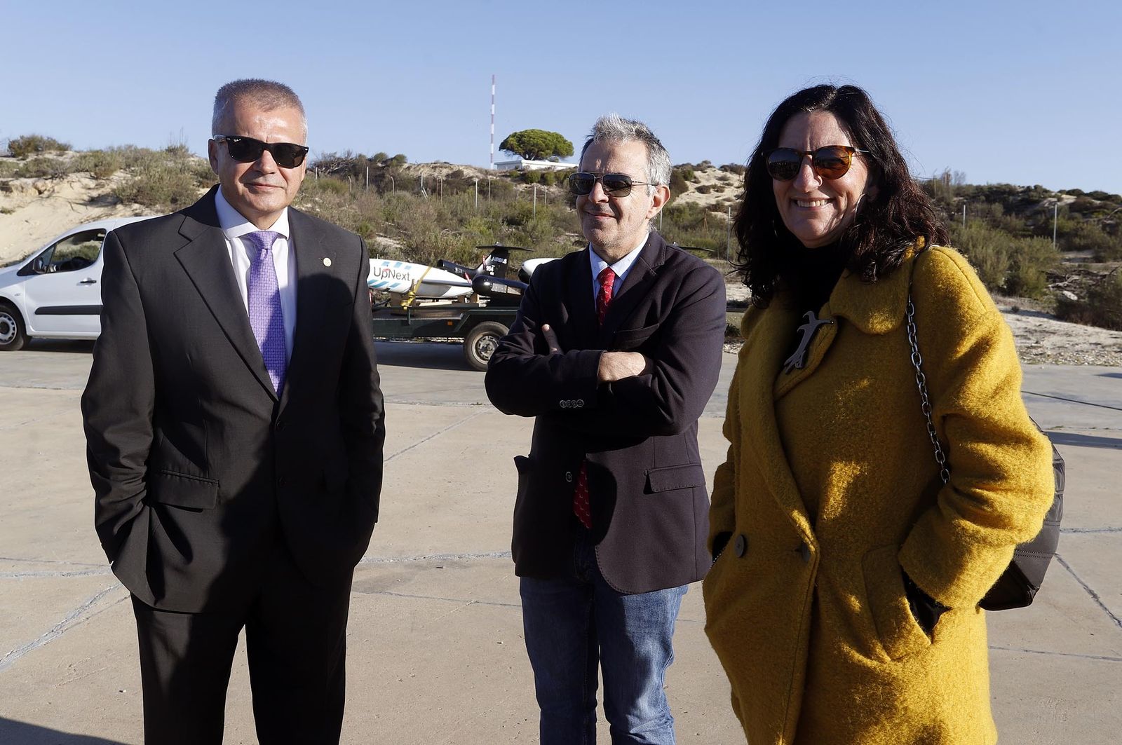 Imágenes del ensayo del demostrador Auto´Mate en el INTA, Huelva