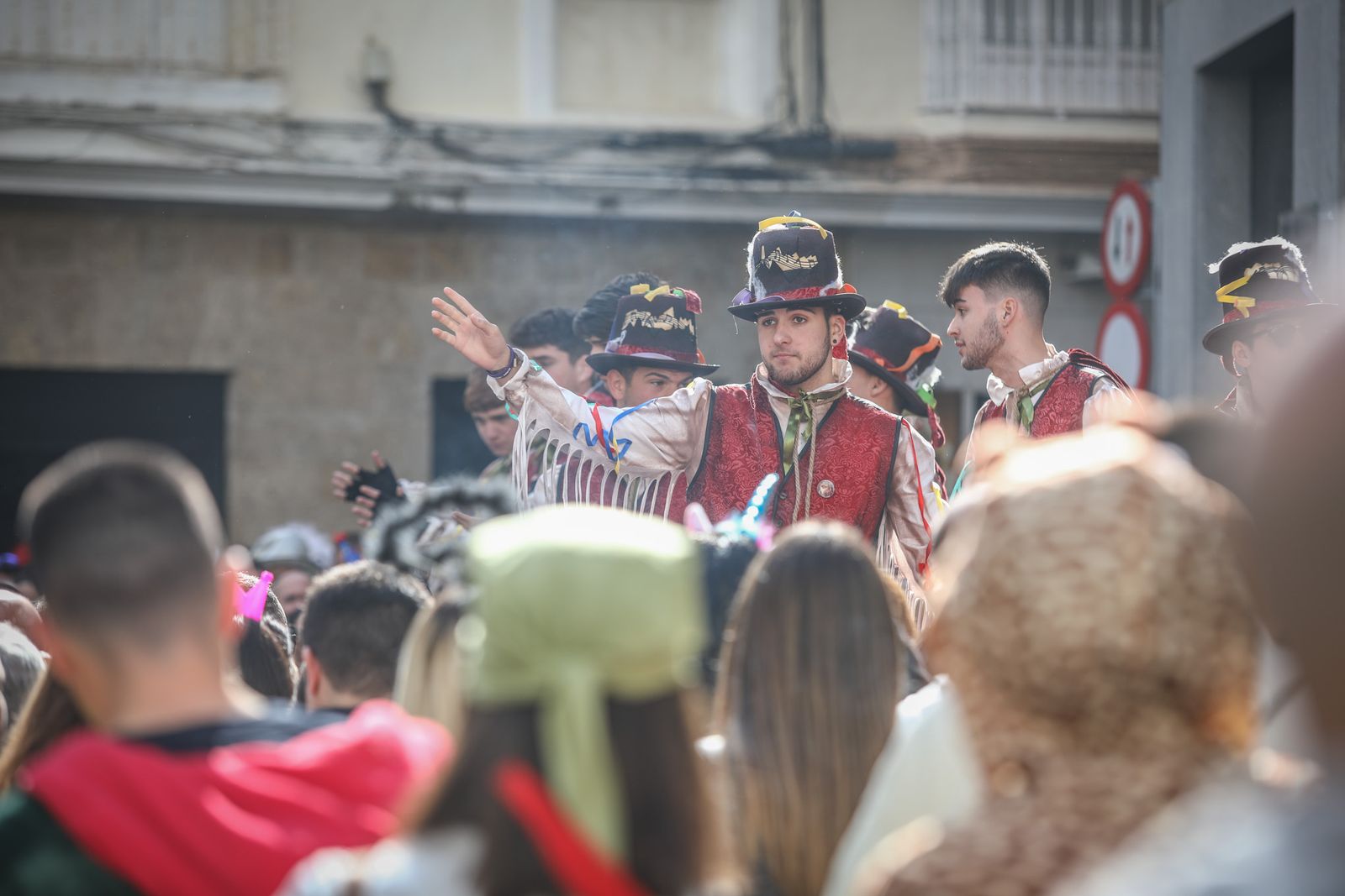 Batalla de coplas en el centro histórico
