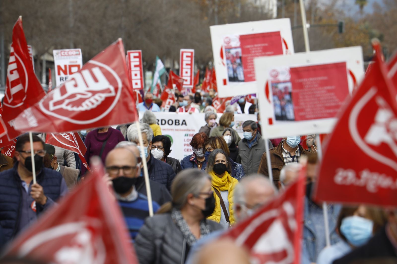 Manifestación en defensa de la sanidad pública en Córdoba, en imágenes