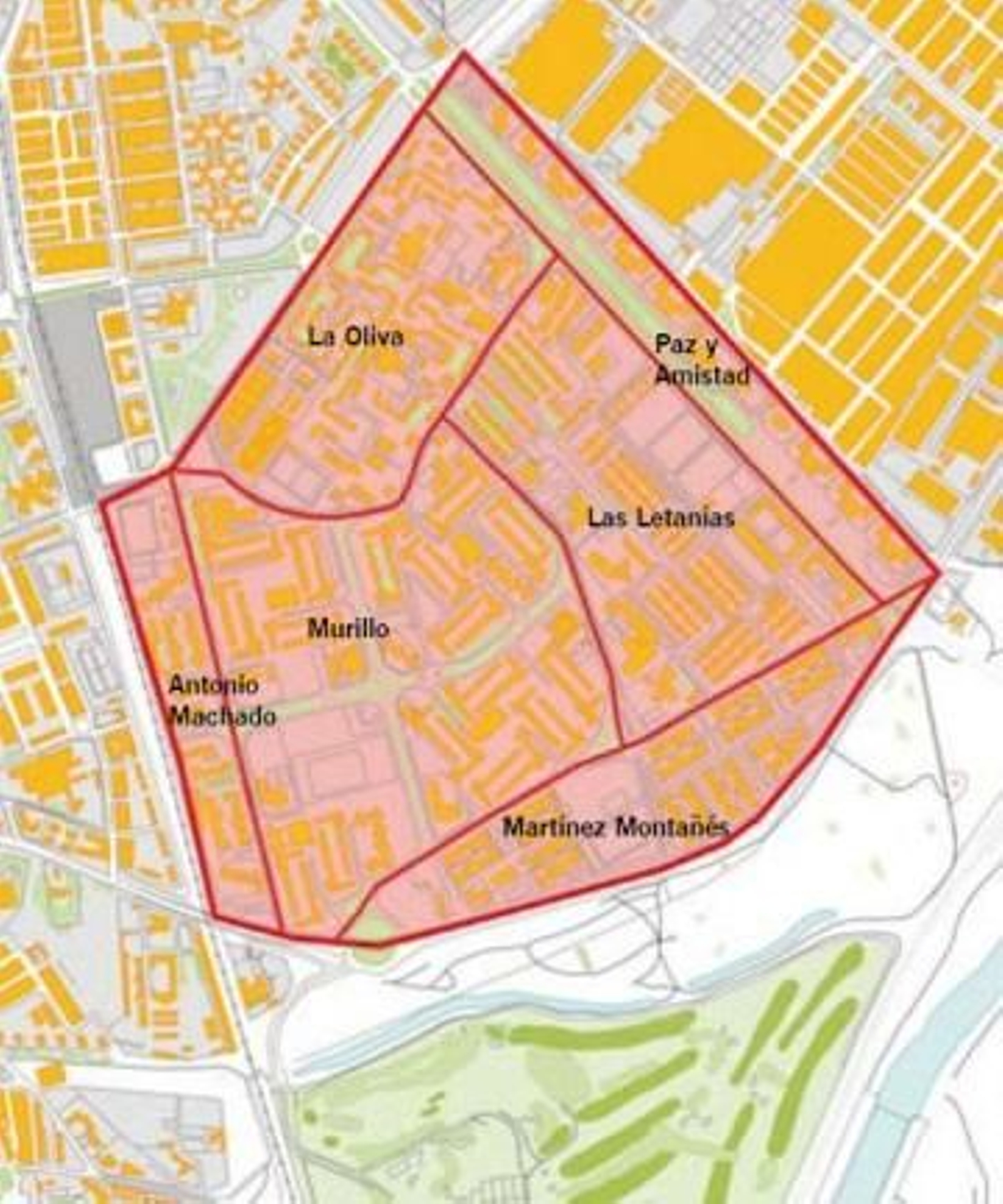 Las barriadas del Polígono Sur.