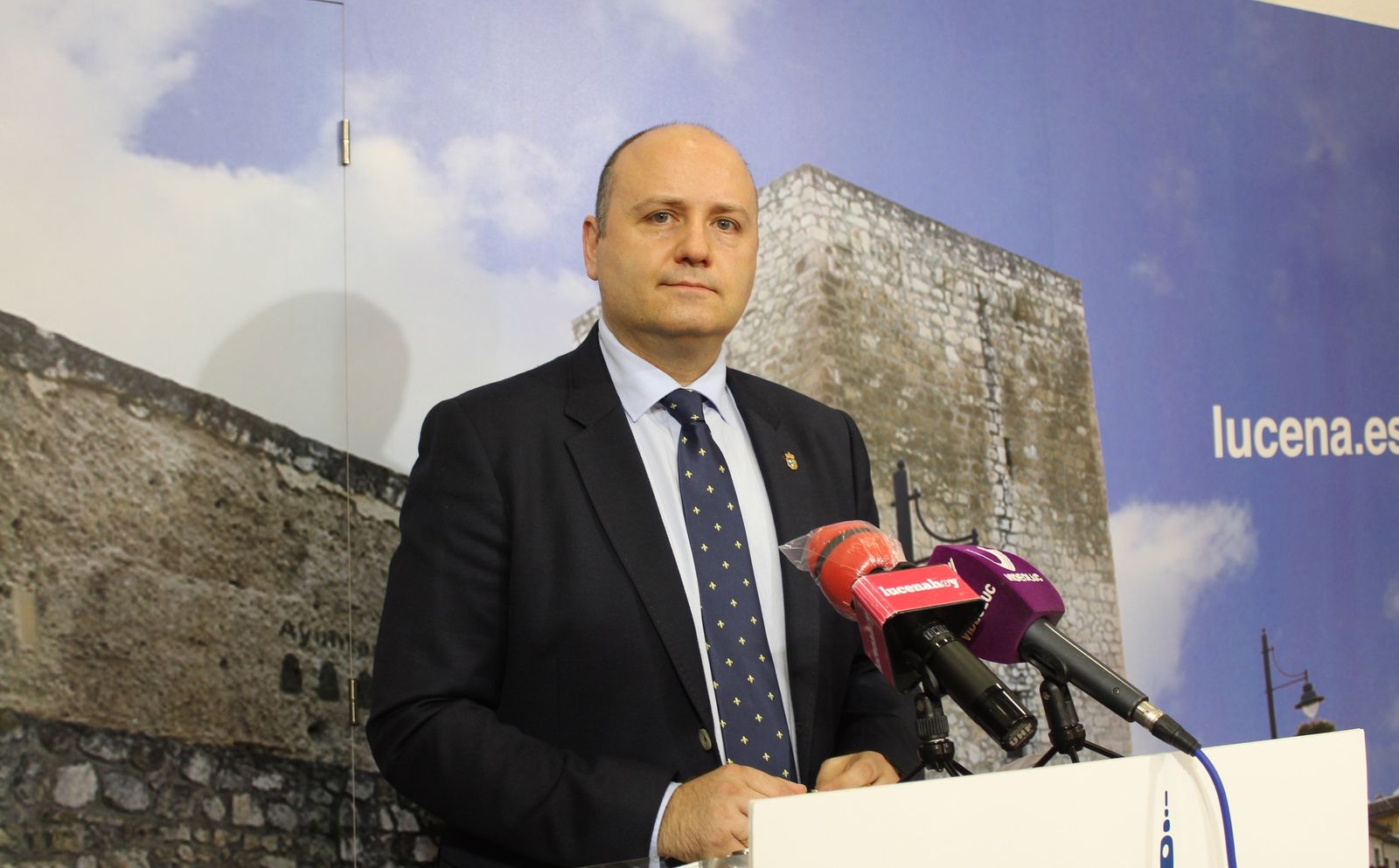 El concejal de Infraestructuras, Obras, Accesibilidad y Servicios Operativos de Lucena, César del Espino.