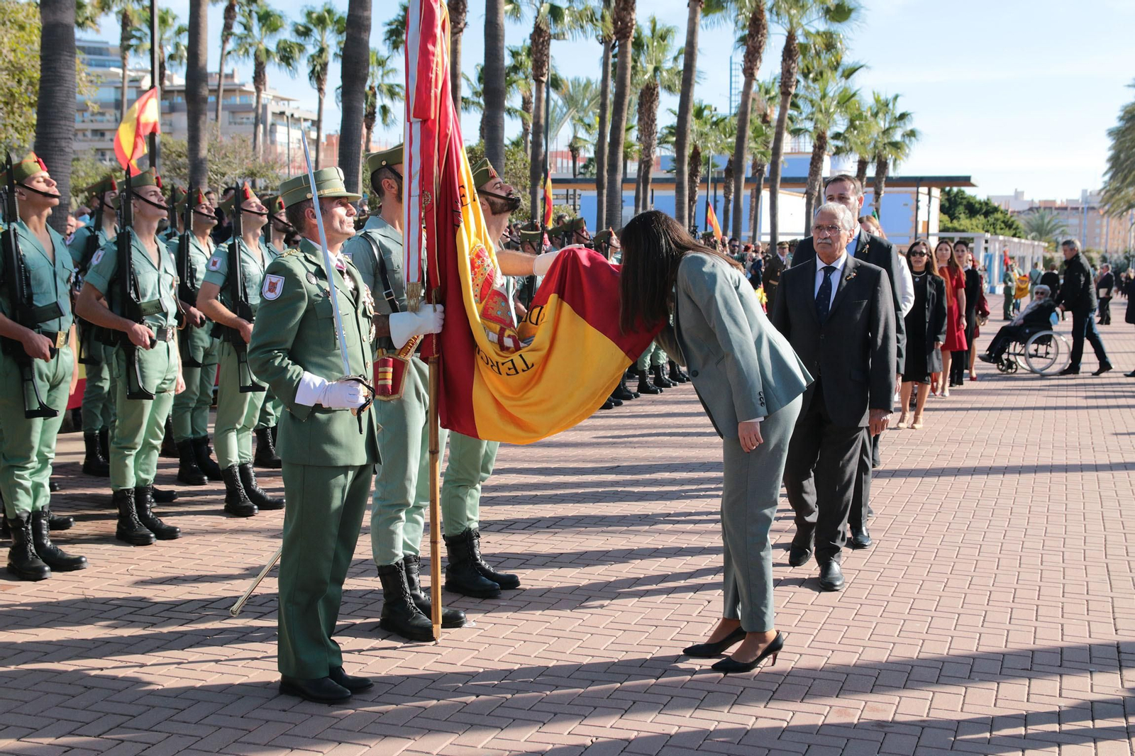 Jura de bandera civil en Las Almadrabillas