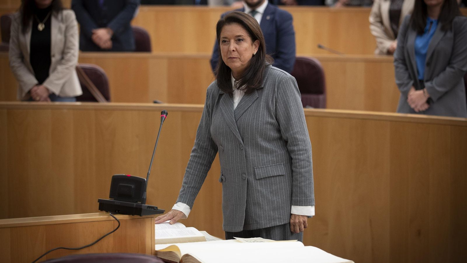 Maria del Carmen Reinoso tomando posesión del cargo