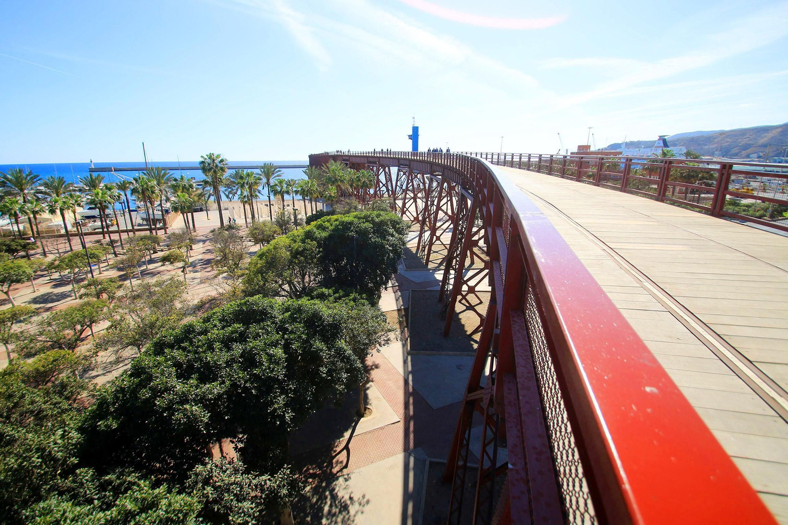 Estas son las espectaculares vistas de Almería desde el Cable Inglés Estas son las espectaculares vistas de Almería desde el Cable Inglés