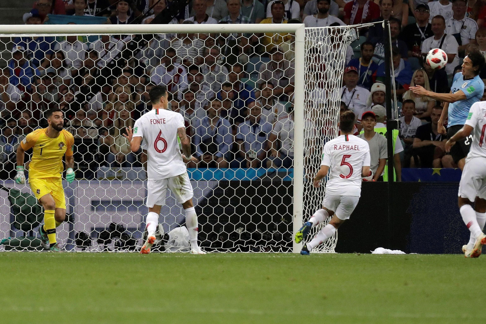 Las imágenes del Uruguay-Portugal
