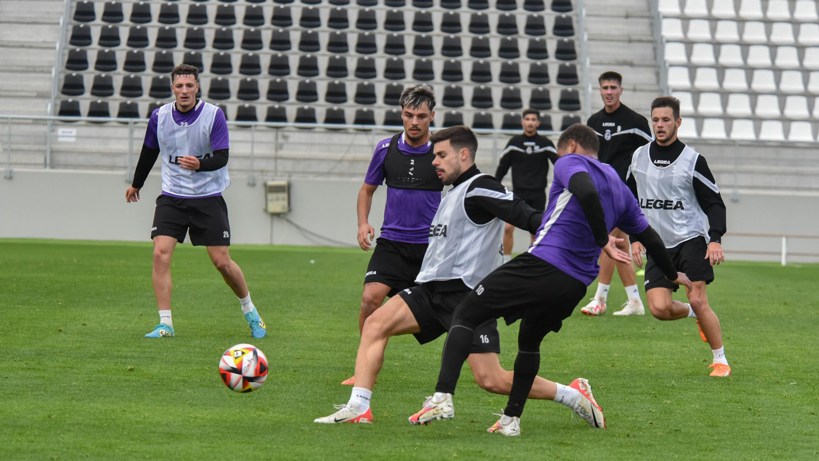 Las fotos del primer entrenamiento de Pitu y Rafa Ortiz con la Balona