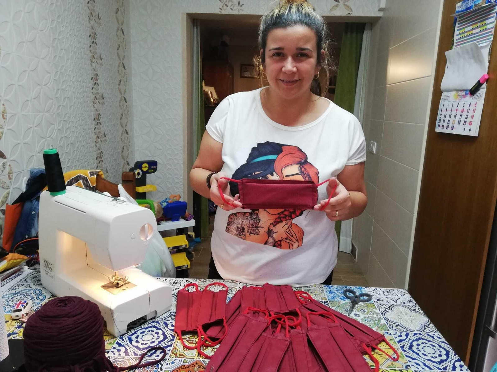 Las costureras de Mascarillas Algeciras