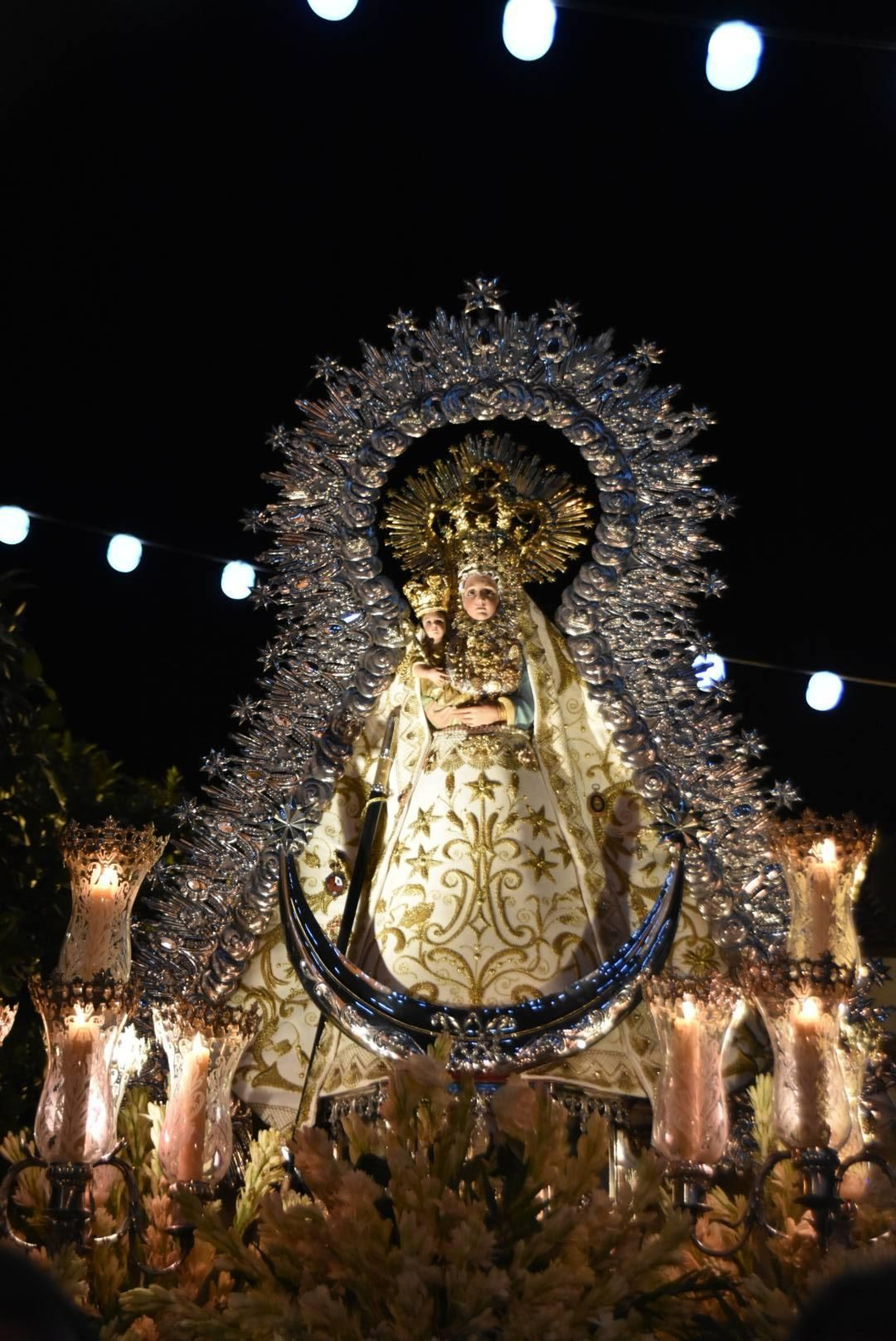 Procesión de la Virgen de la Estrella en Villa del Río.