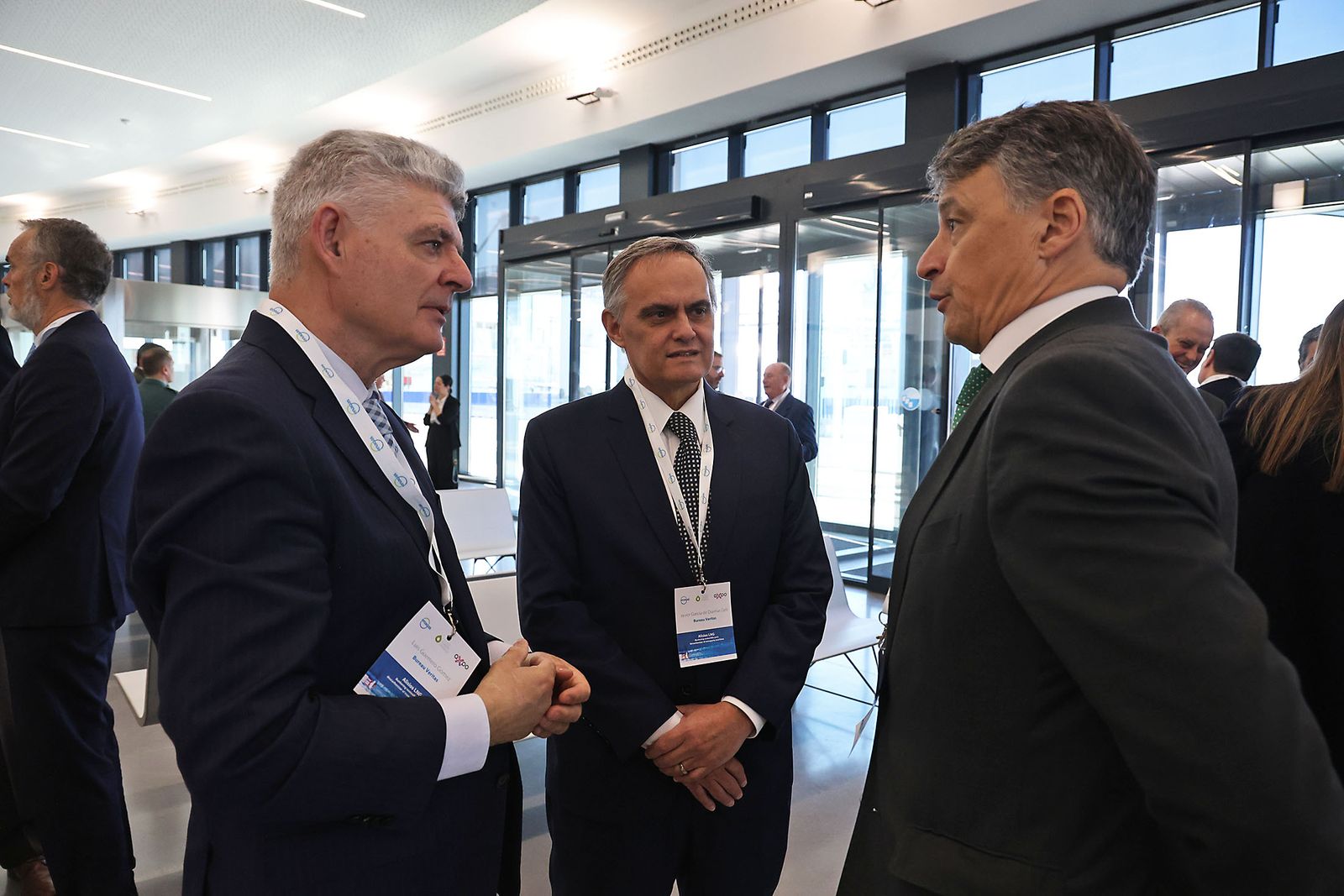 Las fotografías de la presentación del barco de bunkering de GNL y BioGNL 'Alisios LNG', de la filial de Enagás
