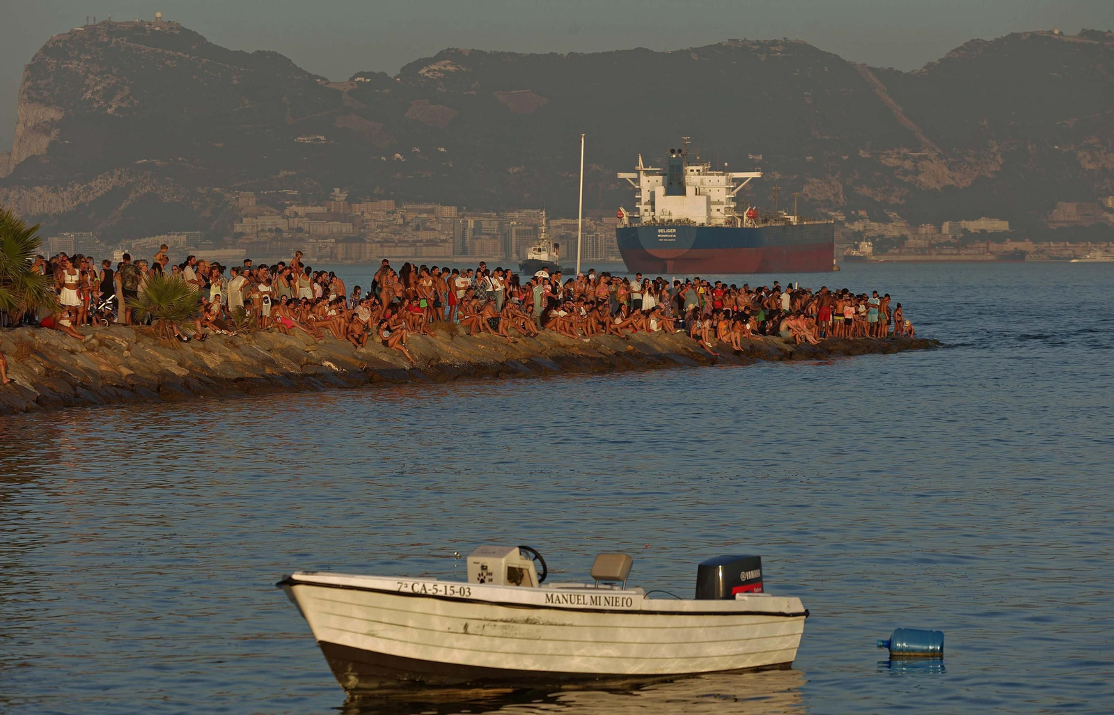 Fotos de la procesión de la virgen del Carmen en Palmones