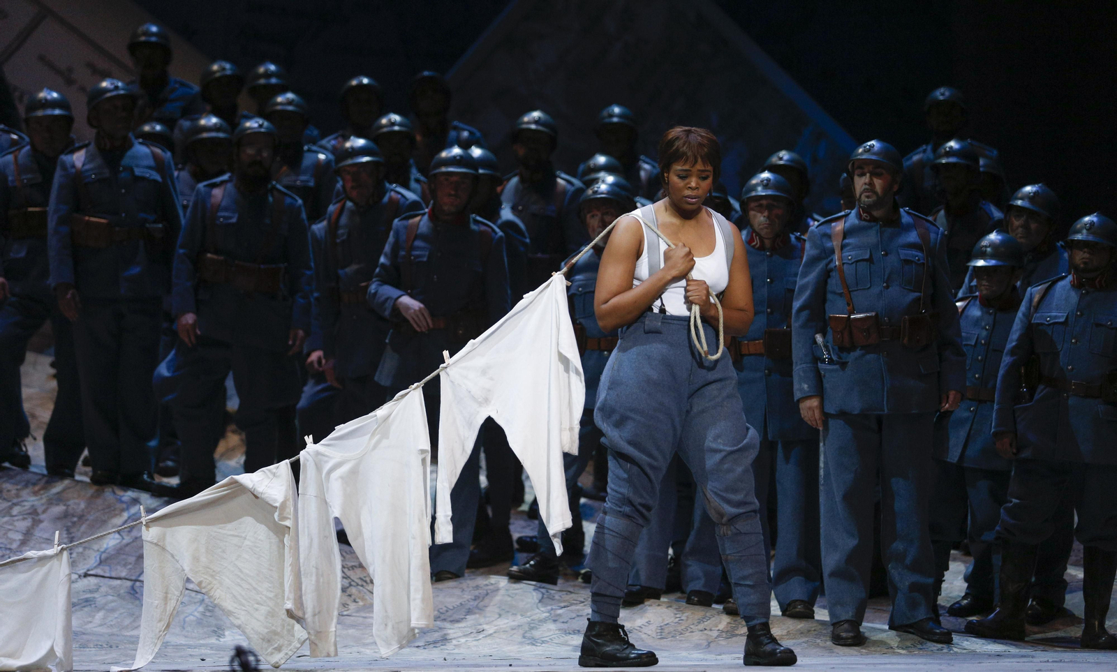 El ensayo general de la ópera 'La hija del regimiento'