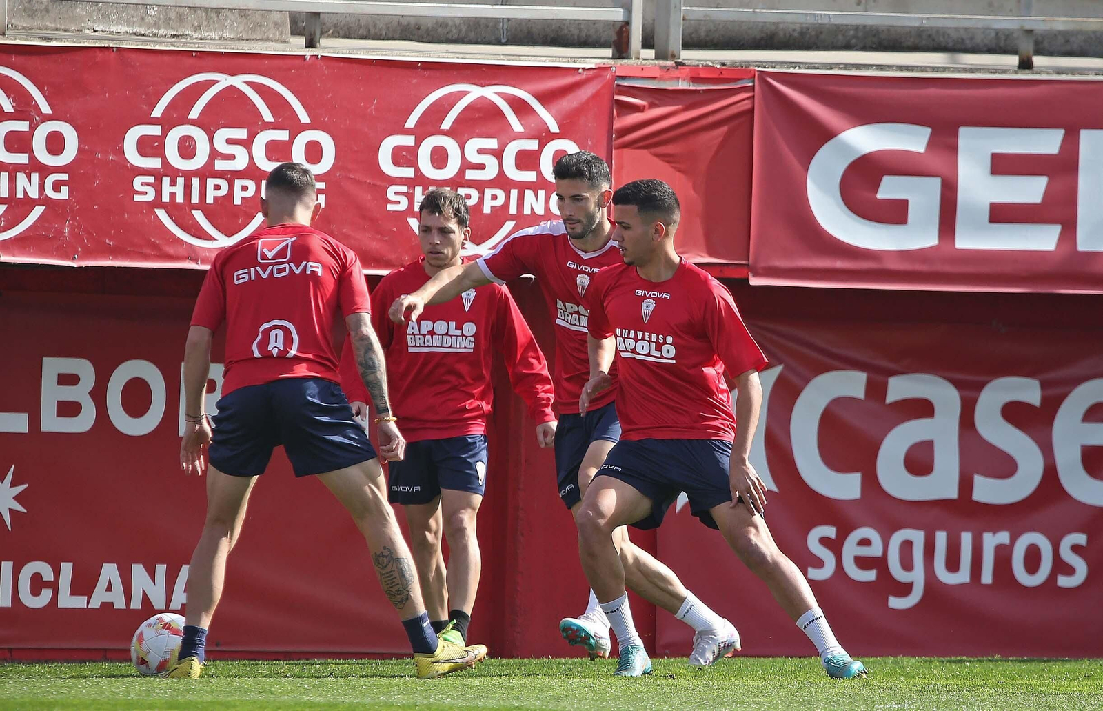 Fotos del entrenamiento del Algeciras CF previo al partido contra el Pontevedra