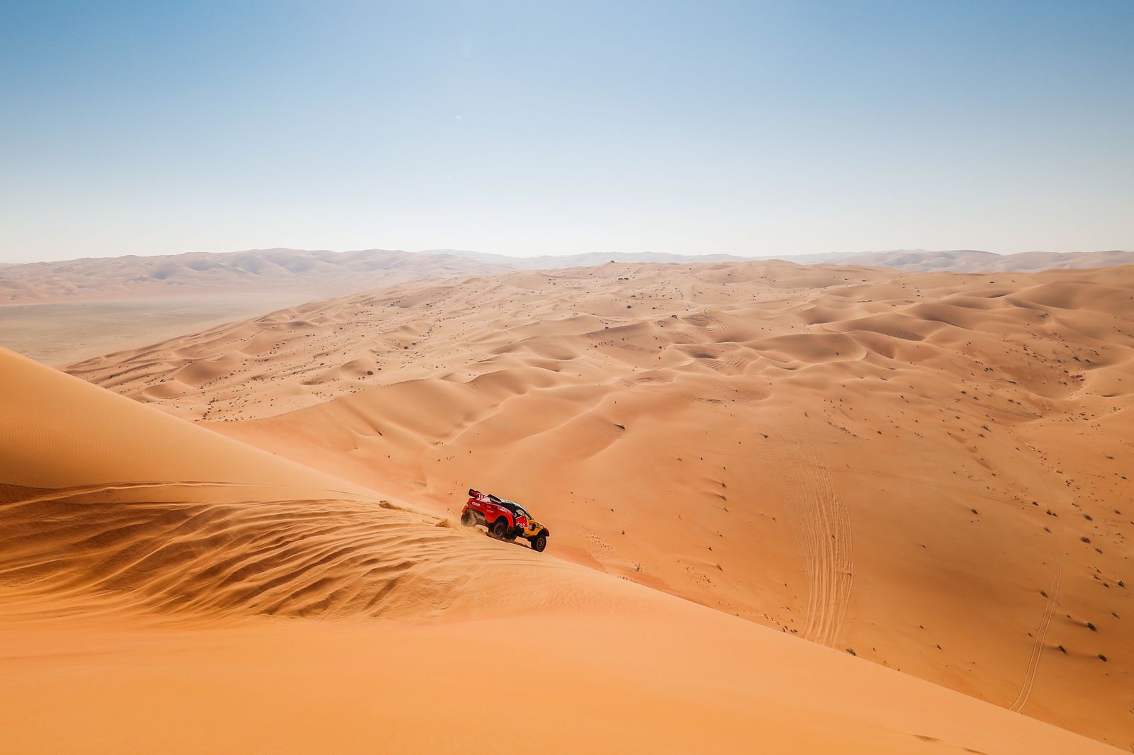 Las mejores fotos del Dakar por las dunas