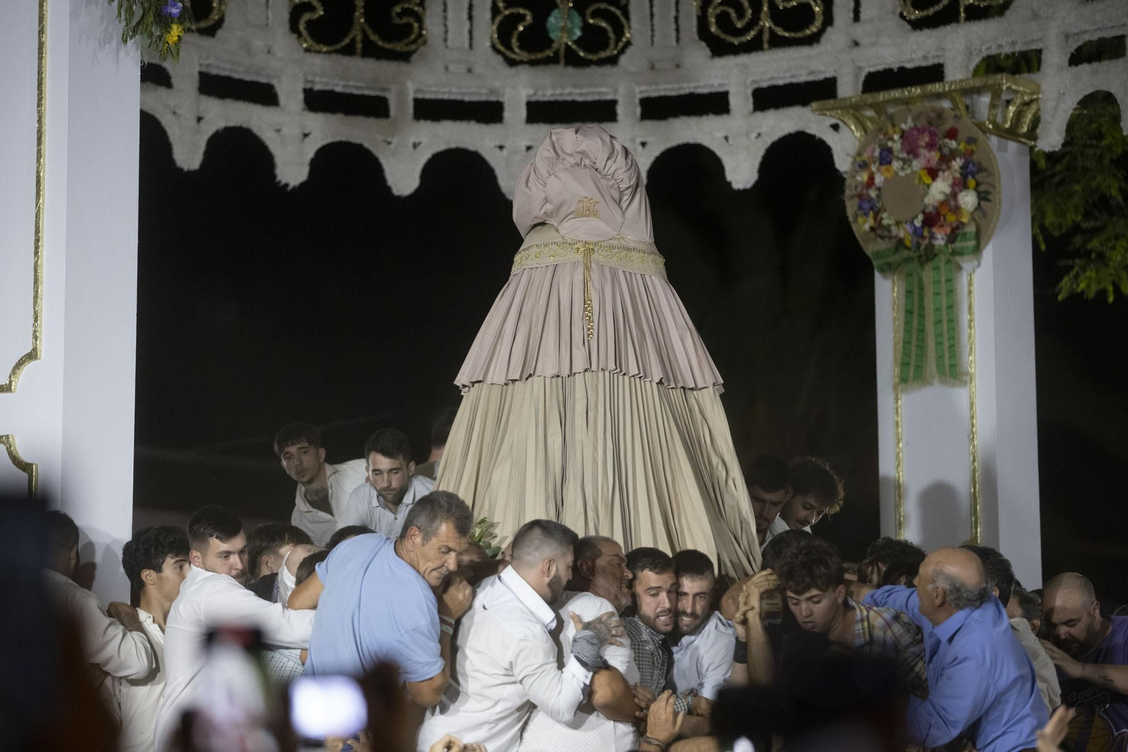 Imágenes del traslado de la Virgen del Rocío de Almonte hasta El Chaparral