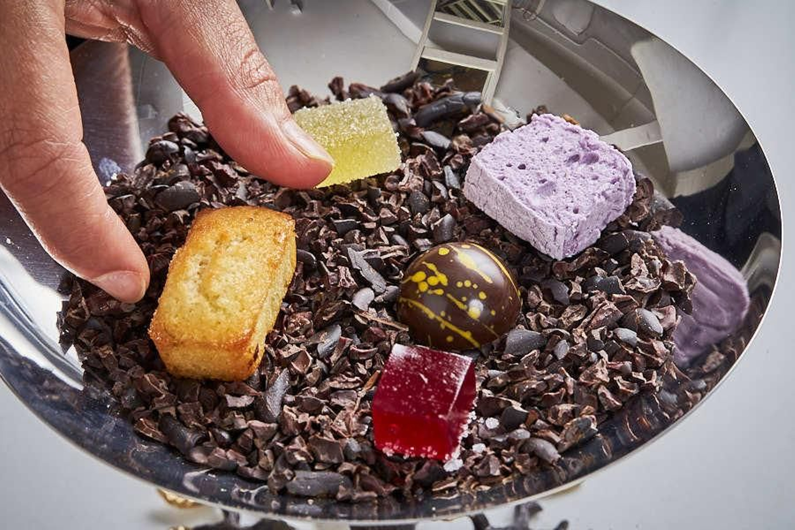 Plato de menu degustación.