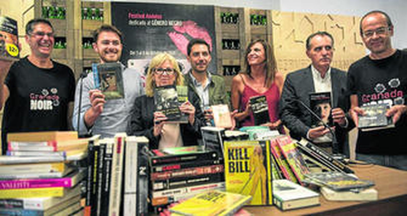 Pistoletazo de salida de Granada Noir en la Biblioteca de las Palomas.