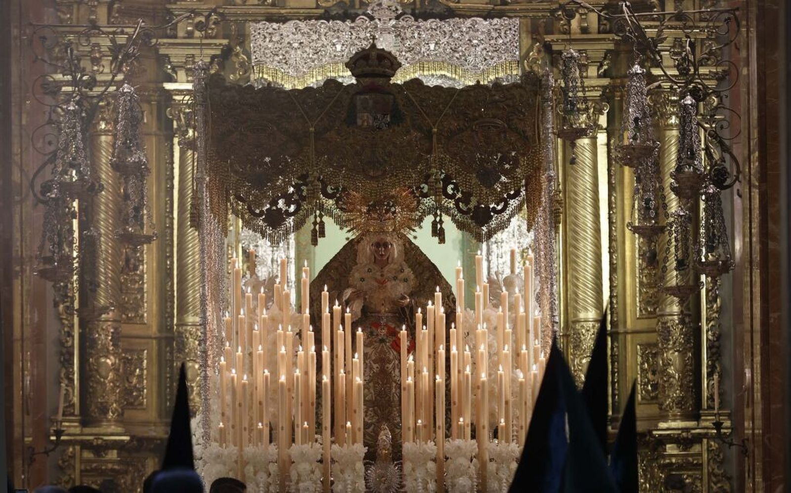 Era muy devota de la Virgen de la Esperanza