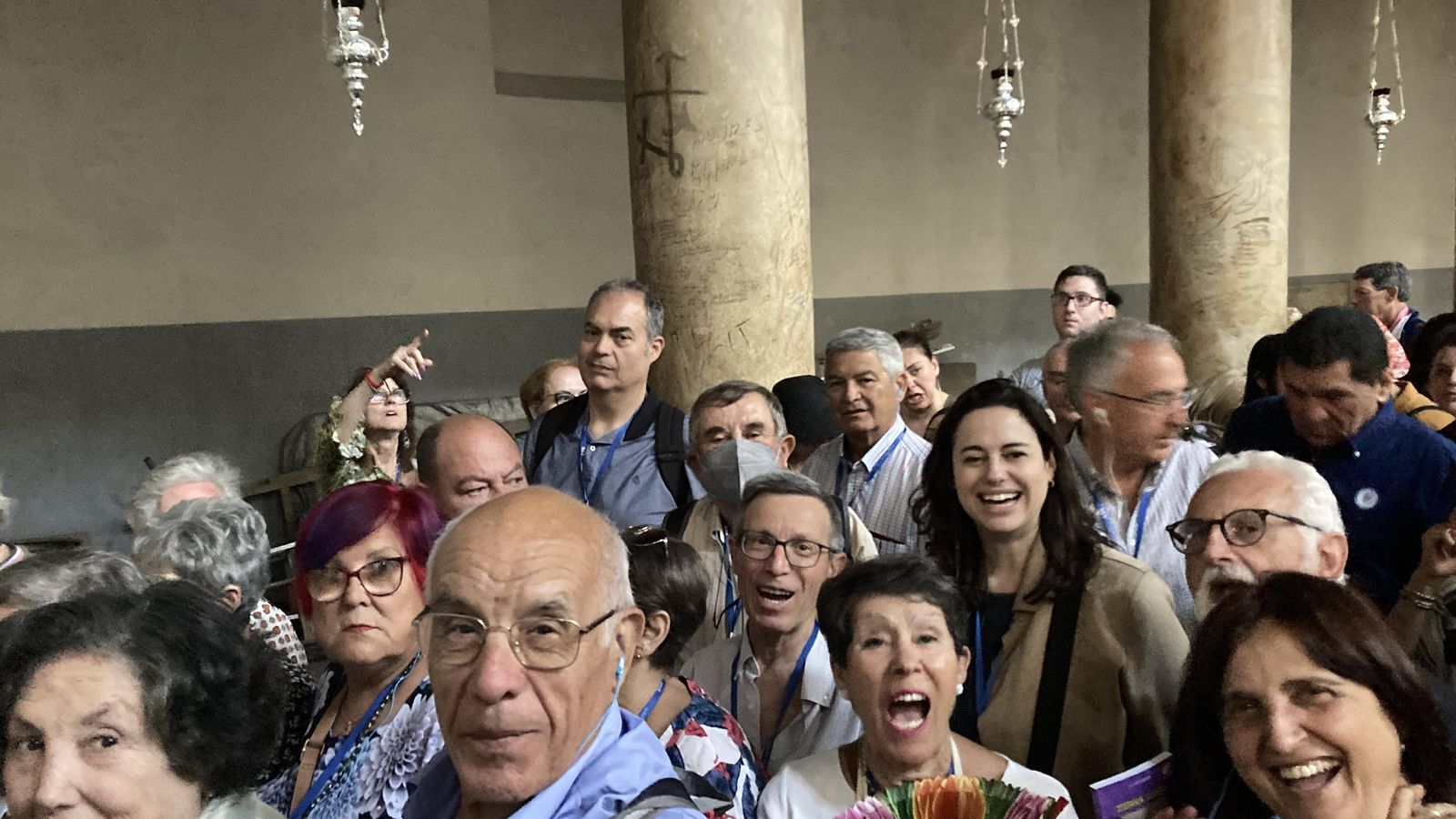 Los excursionistas disfrutaron de las visitas a los lugares más representativos de la fe cristiana