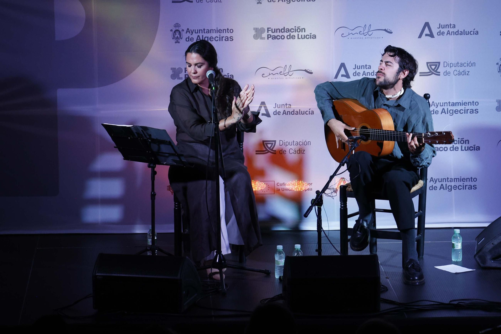 Fotos del concierto de Alba Molina y Victor Franco en el Centro de Paco de Lucía en Algeciras