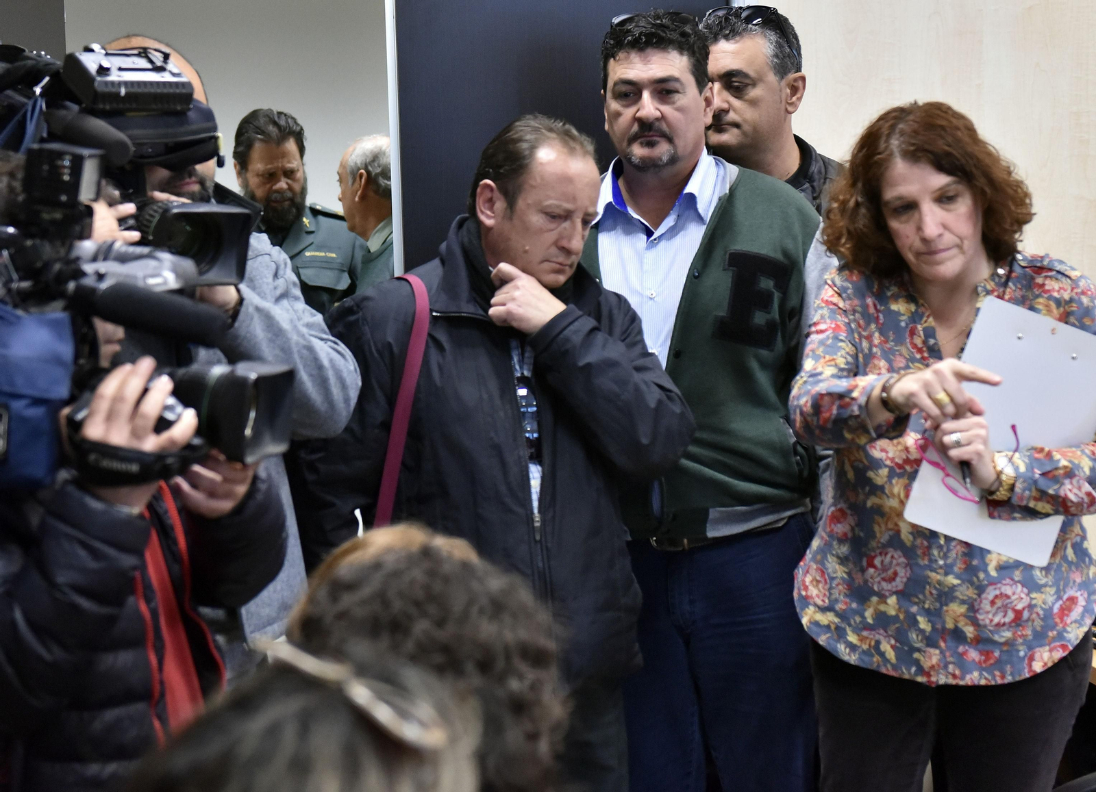 Ángel Romero Cid, padre del Cuco, en el juicio por el quebrantamiento de la orden de alejamiento.