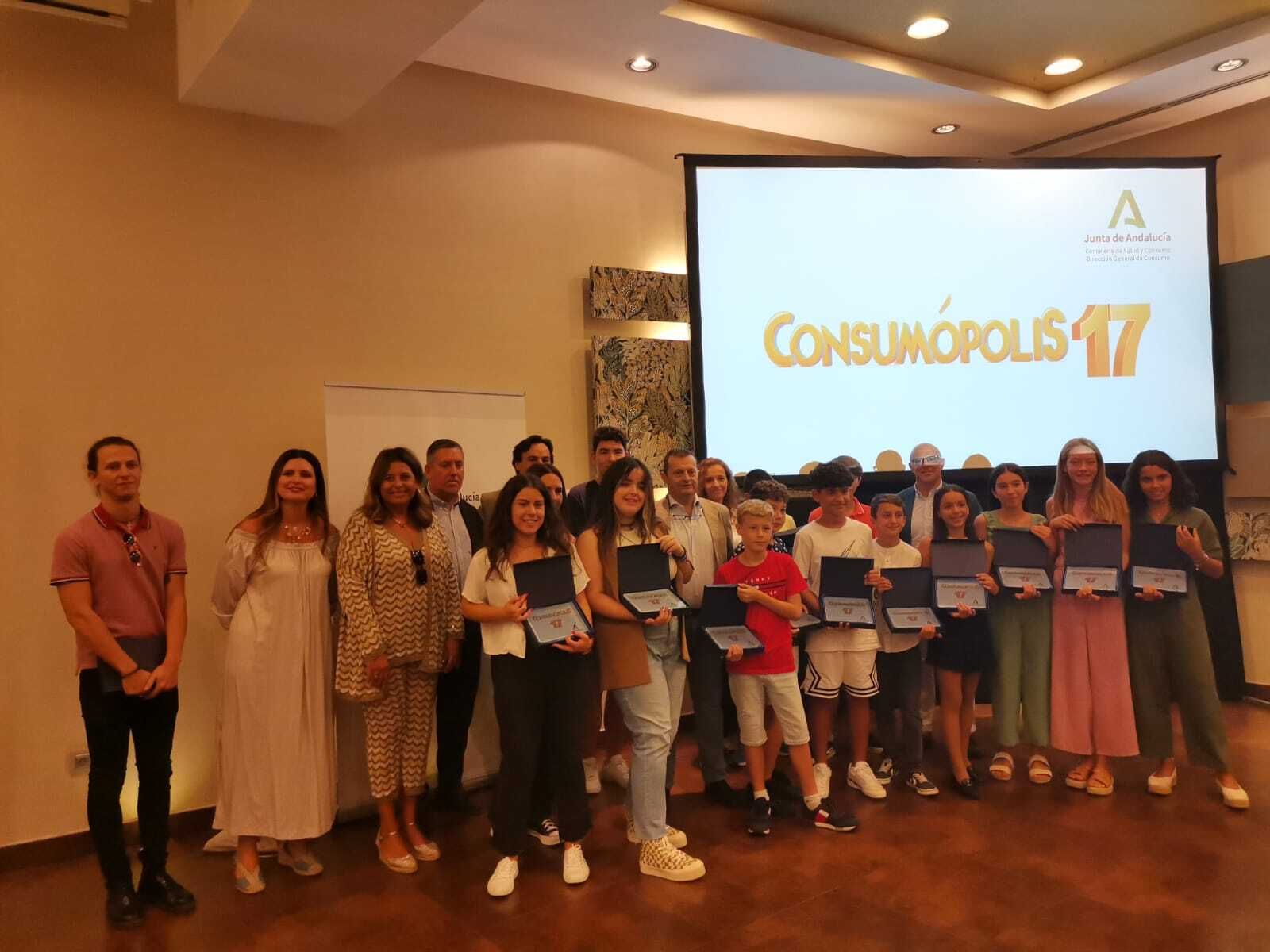 La XVII edición de los premios Consumópolis premia a dos colegios malagueños