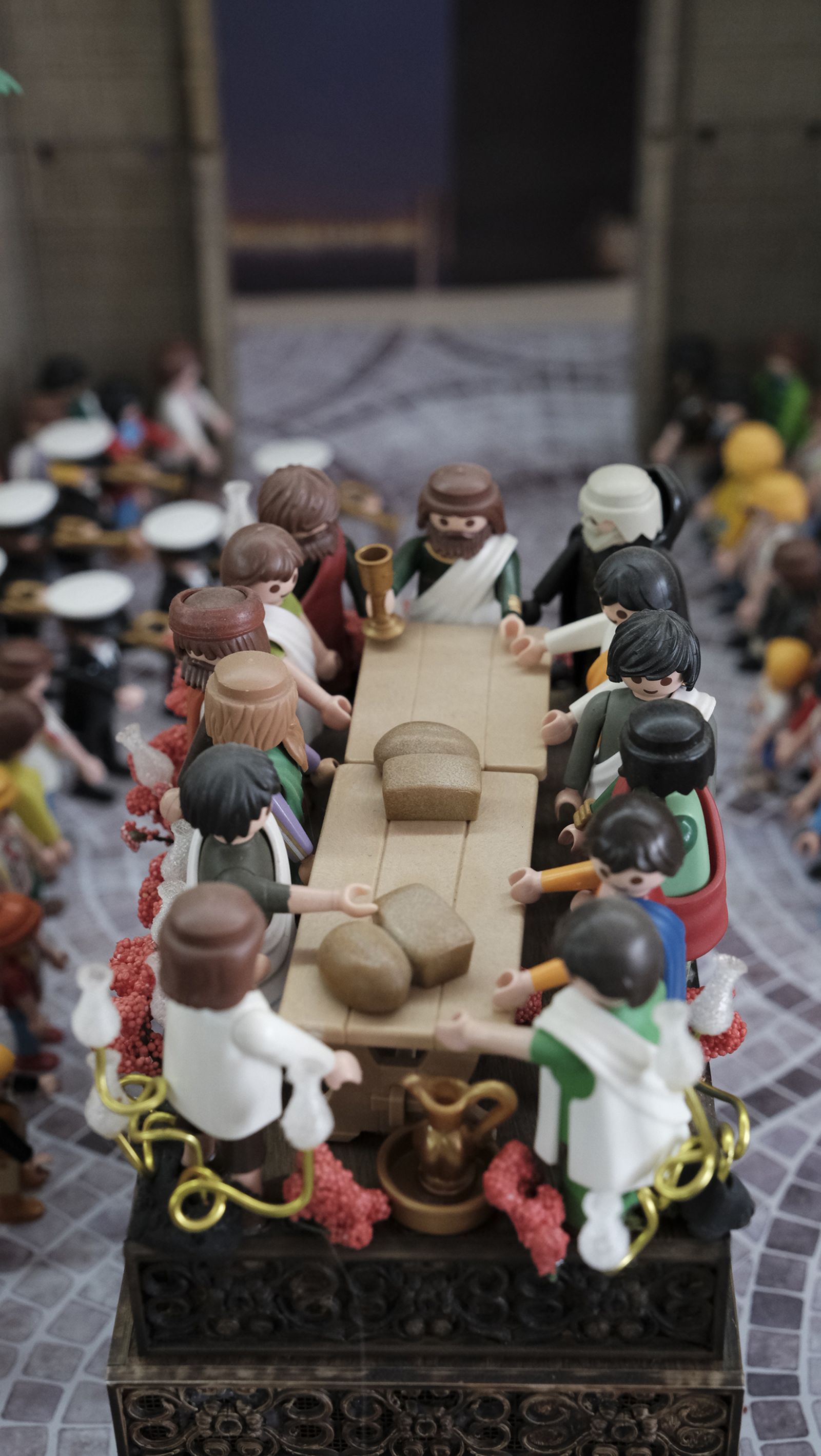Inauguración de la exposición de playmobil de semana santa de Almería